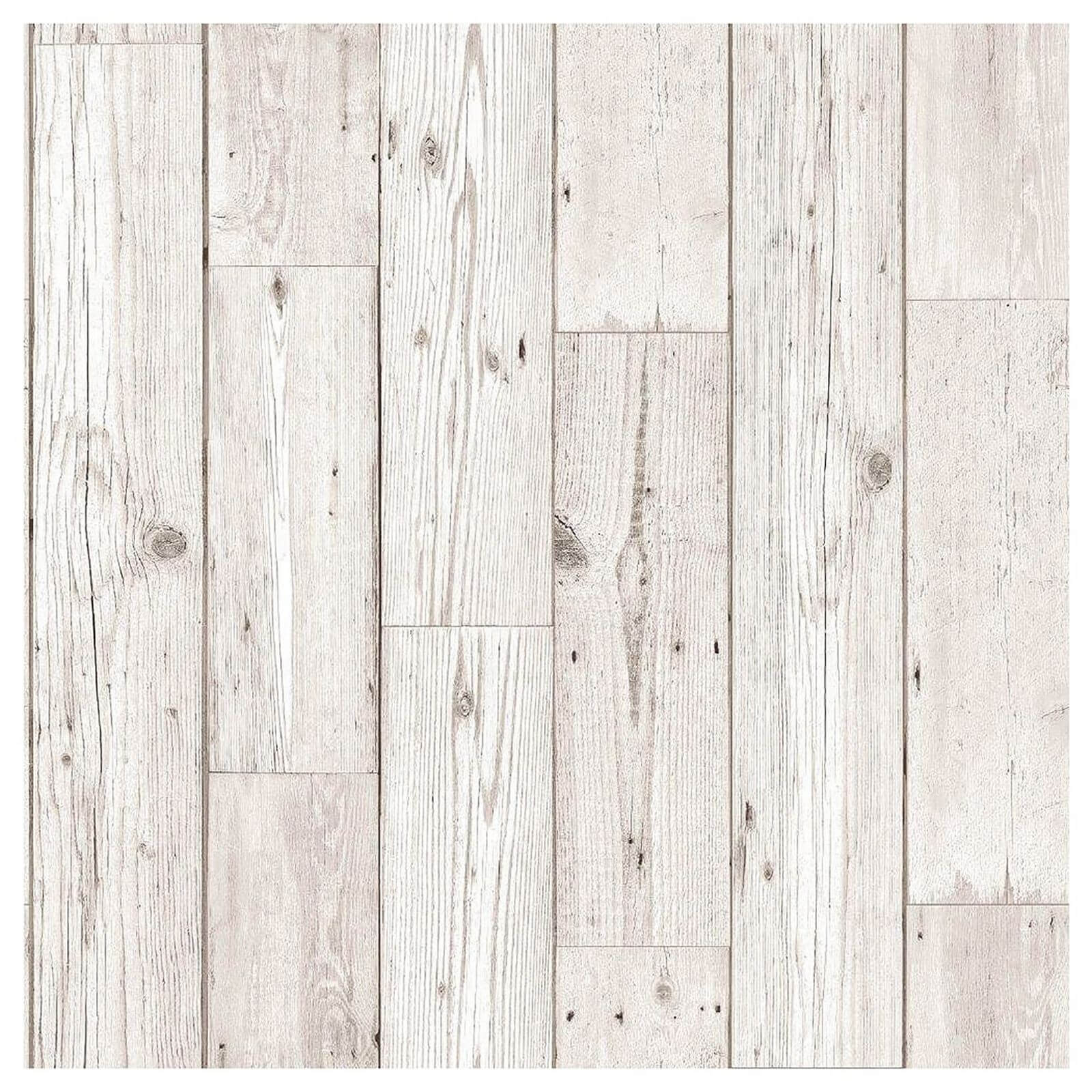 Fresco Wood Plank Neutral Wallpaper