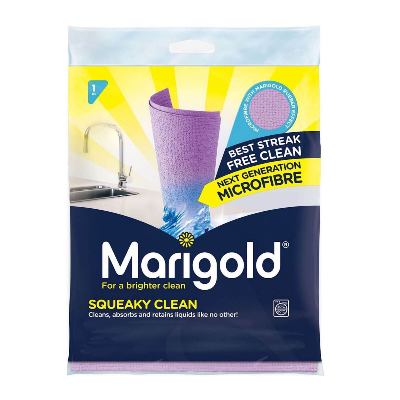 Marigold Squeaky Clean PU MF Cloth