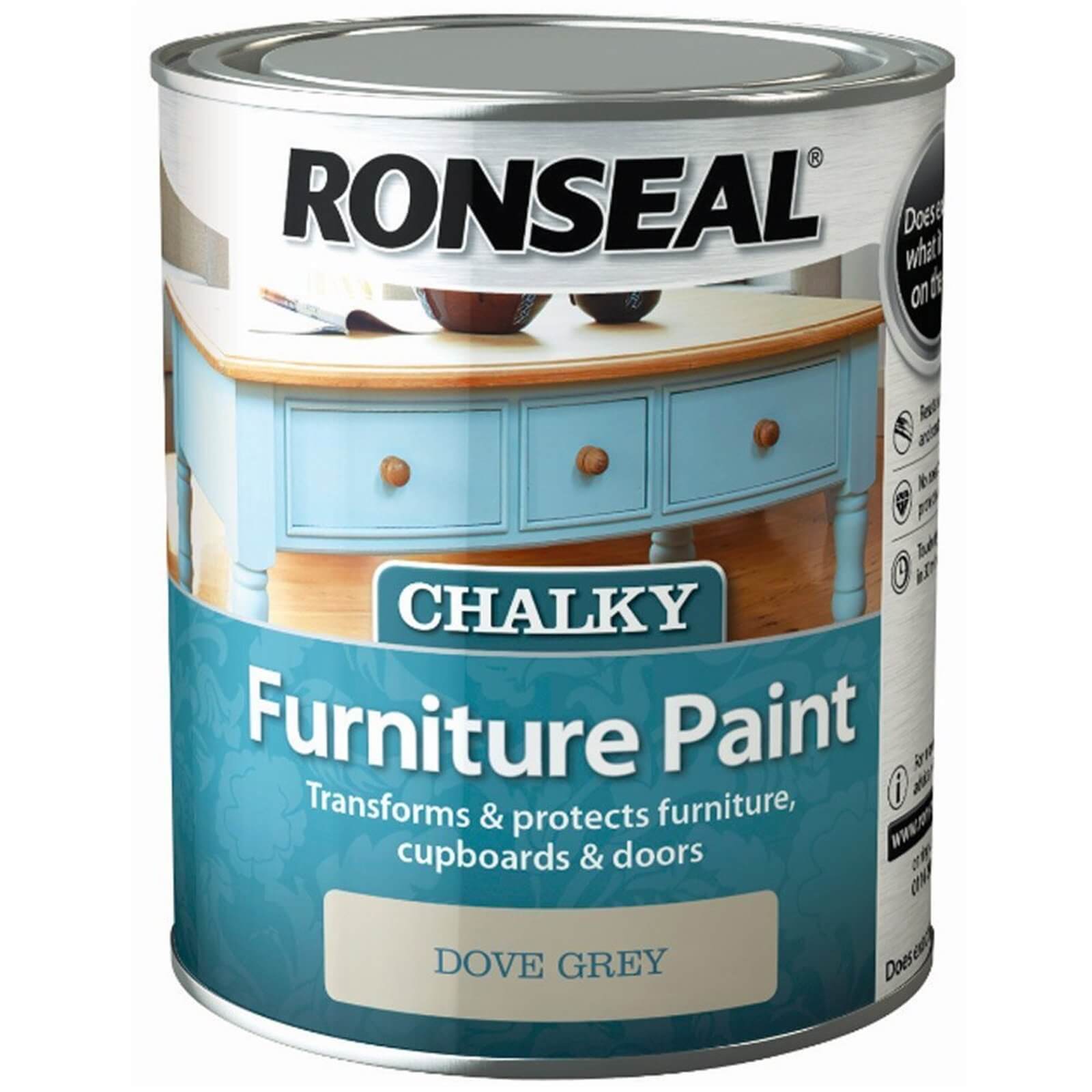 Ronseal Chalk Paint Dove Grey - 750ml