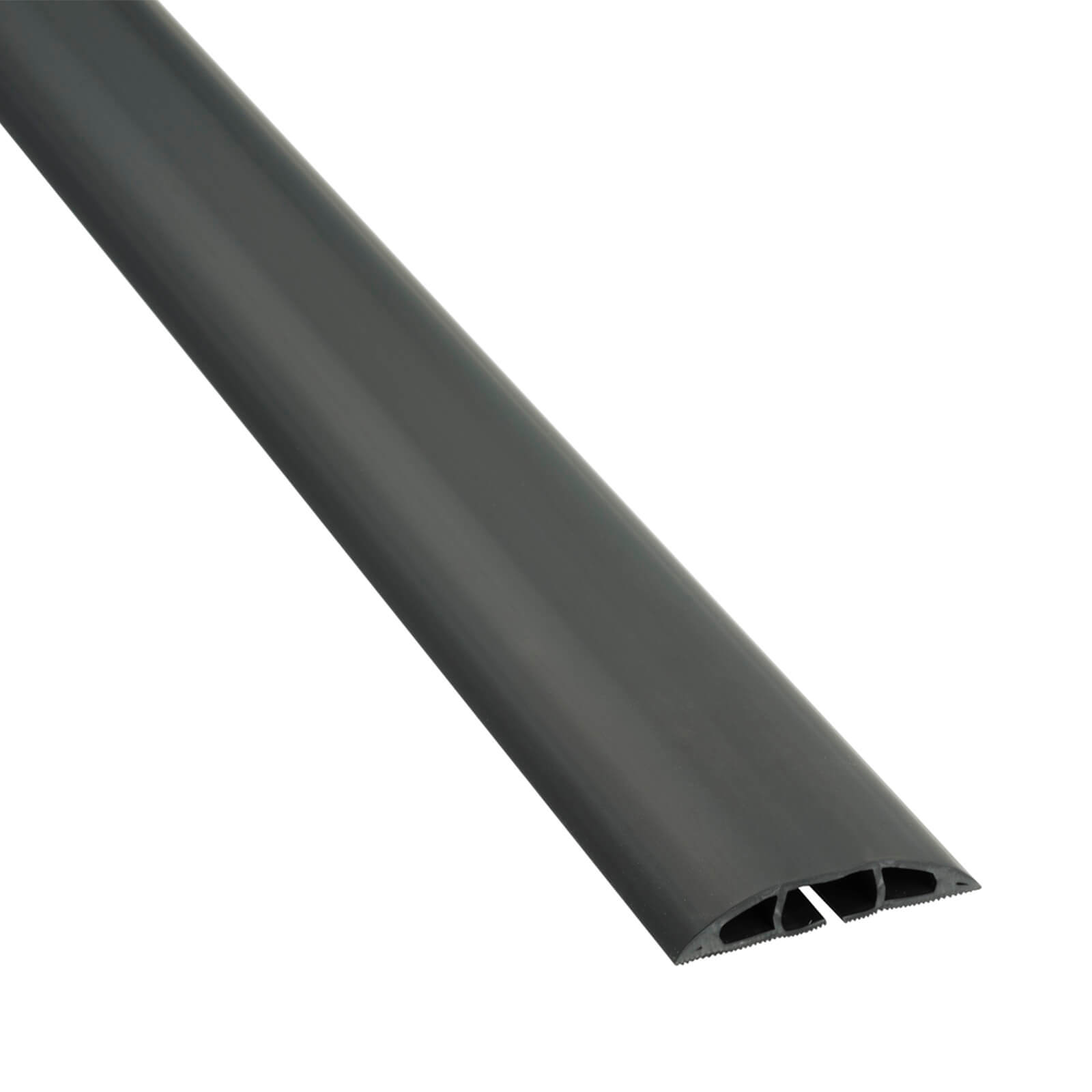 D-Line Light Duty Floor Cable Cover 17mm x 9mm x 1.8m Black