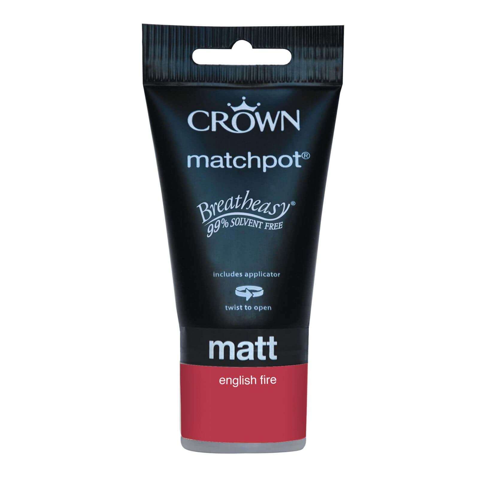 Crown Breatheasy English Fire - Matt Emulsion Paint - 40ml Tester