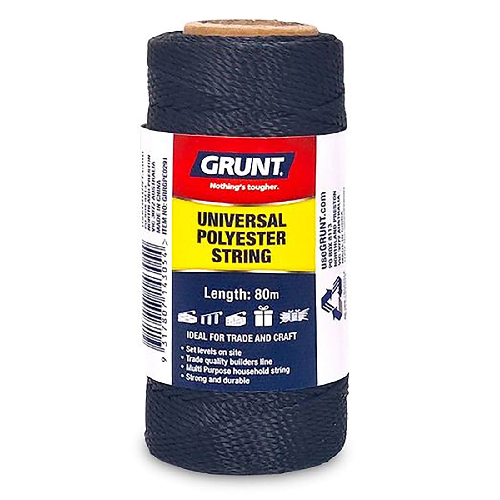 Grunt String Polyester - 80m Assorted