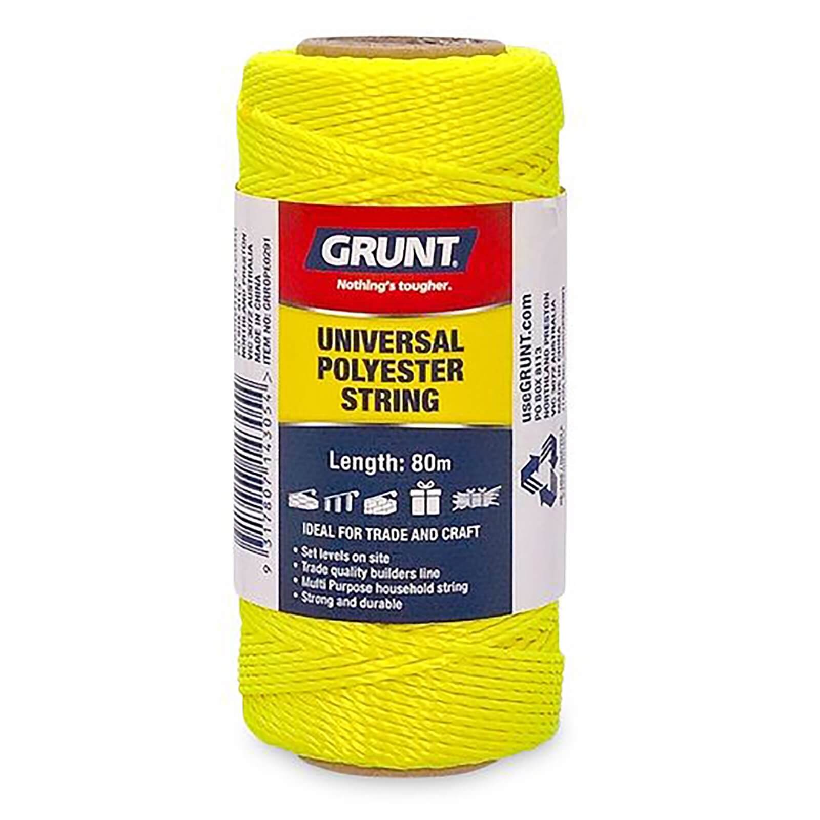 Grunt String Polyester - 80m Assorted