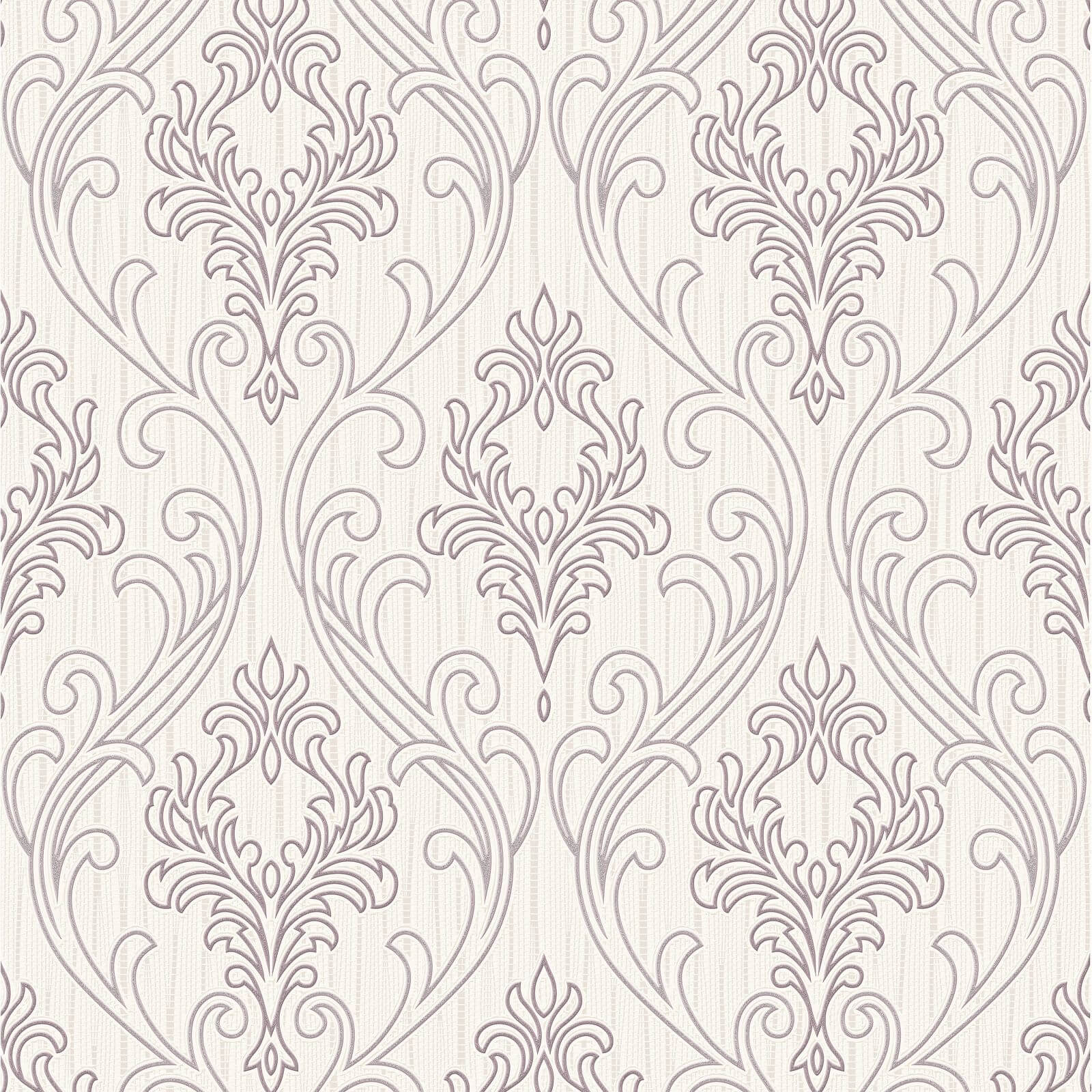 Superfresco Royale Lilac & White Wallpaper