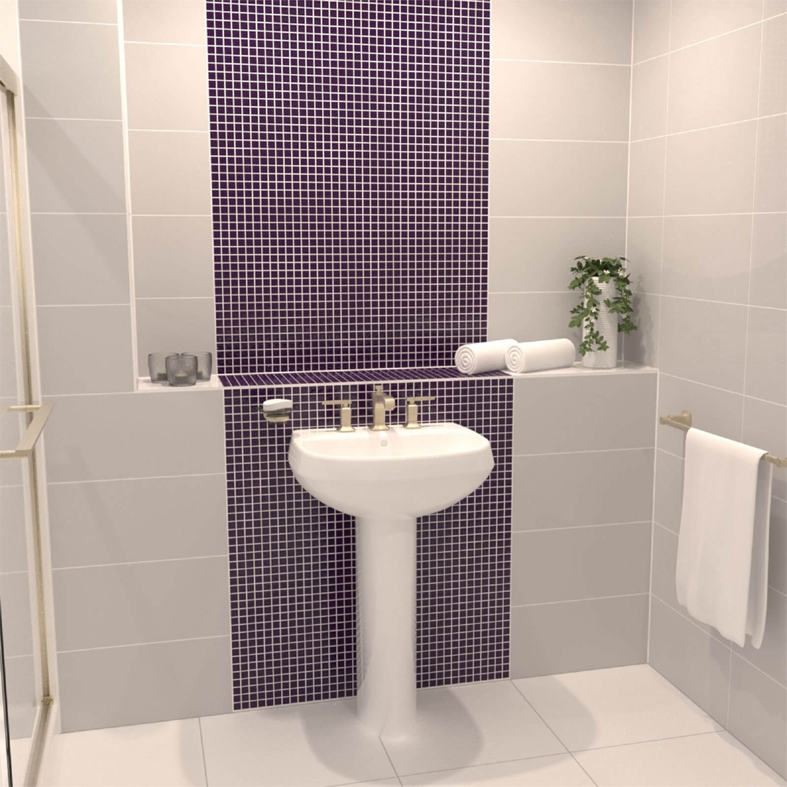 Homelux Mulberry Mosaic Tile