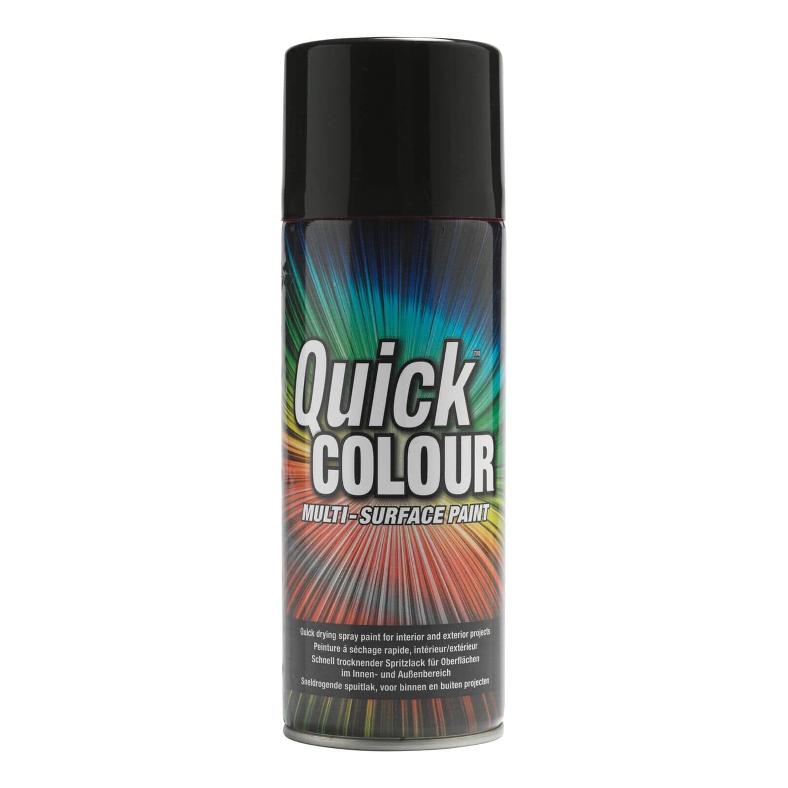 QK Colour Spray Gloss Black - 400ml