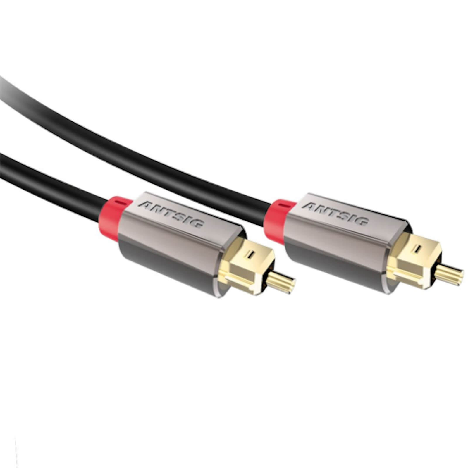 Antsig Toslink Premium Fibre Optic Audio Cable 2m
