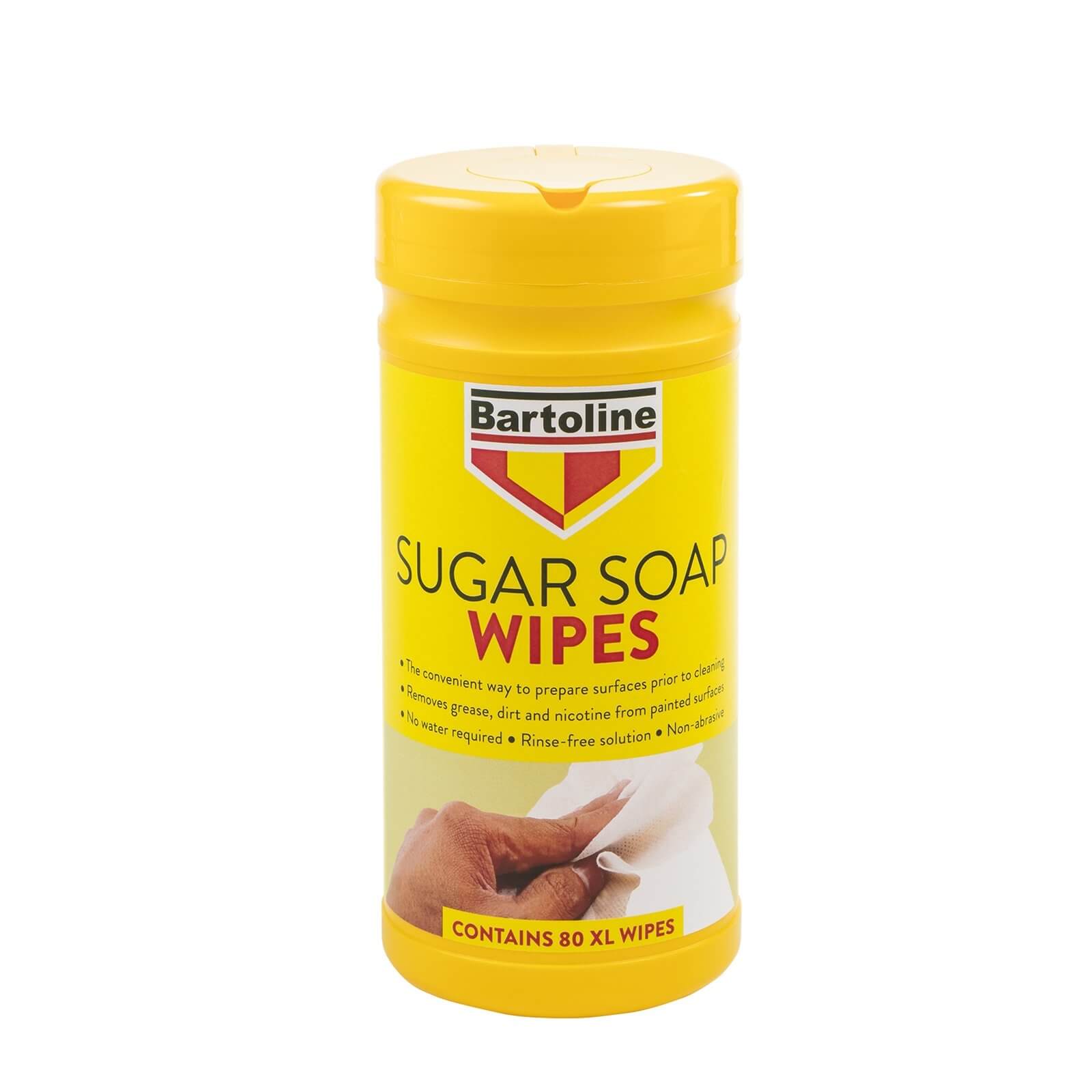 Bartoline Sugar Soap Wipes - 80 Extra Large