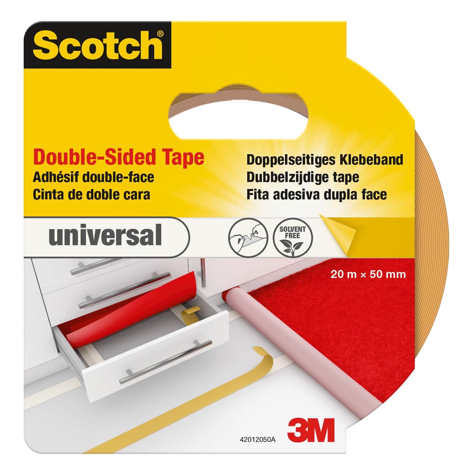 Scotch Double Sided Tape 20m x 50mm