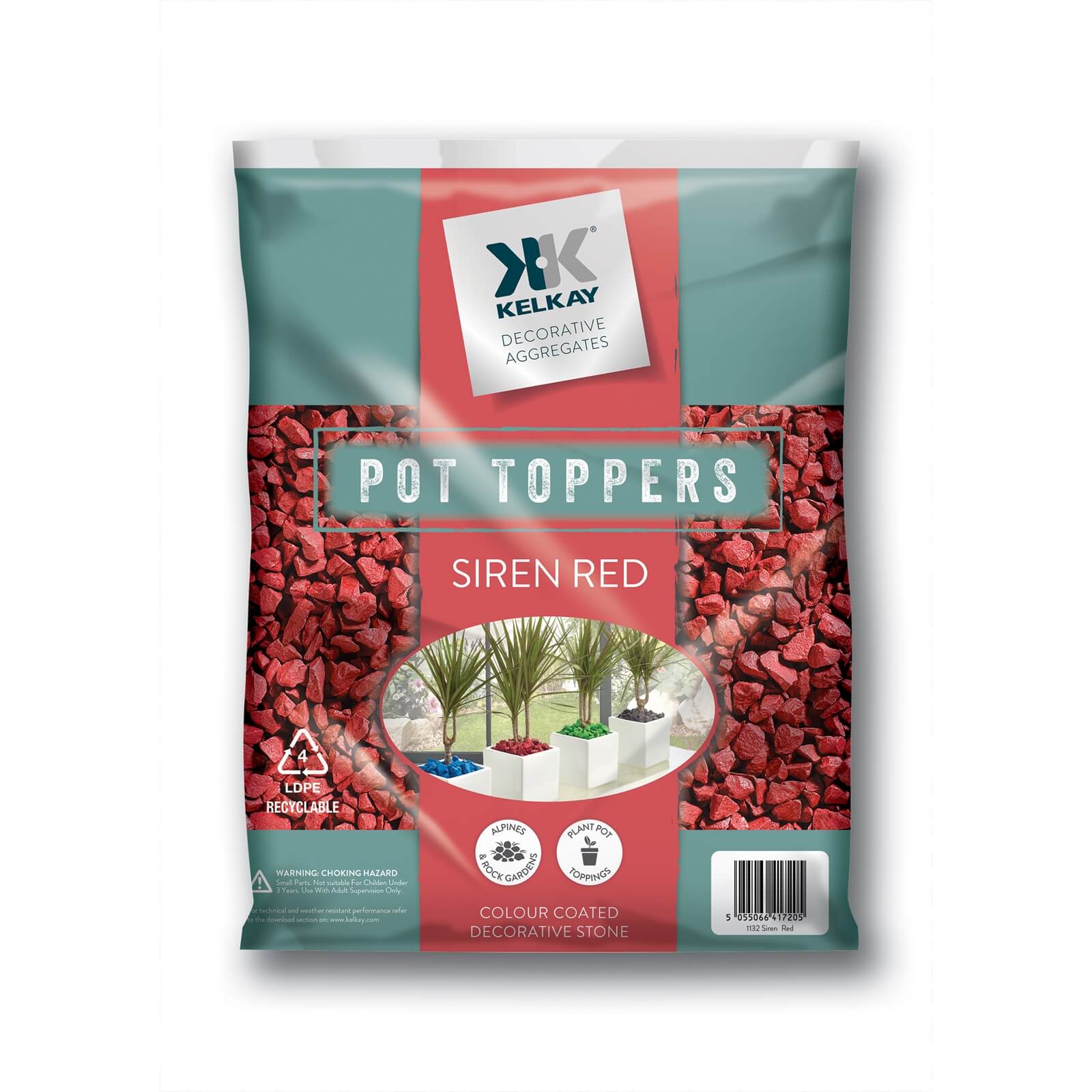 Siren Red Pot Toppers - Handy Pack