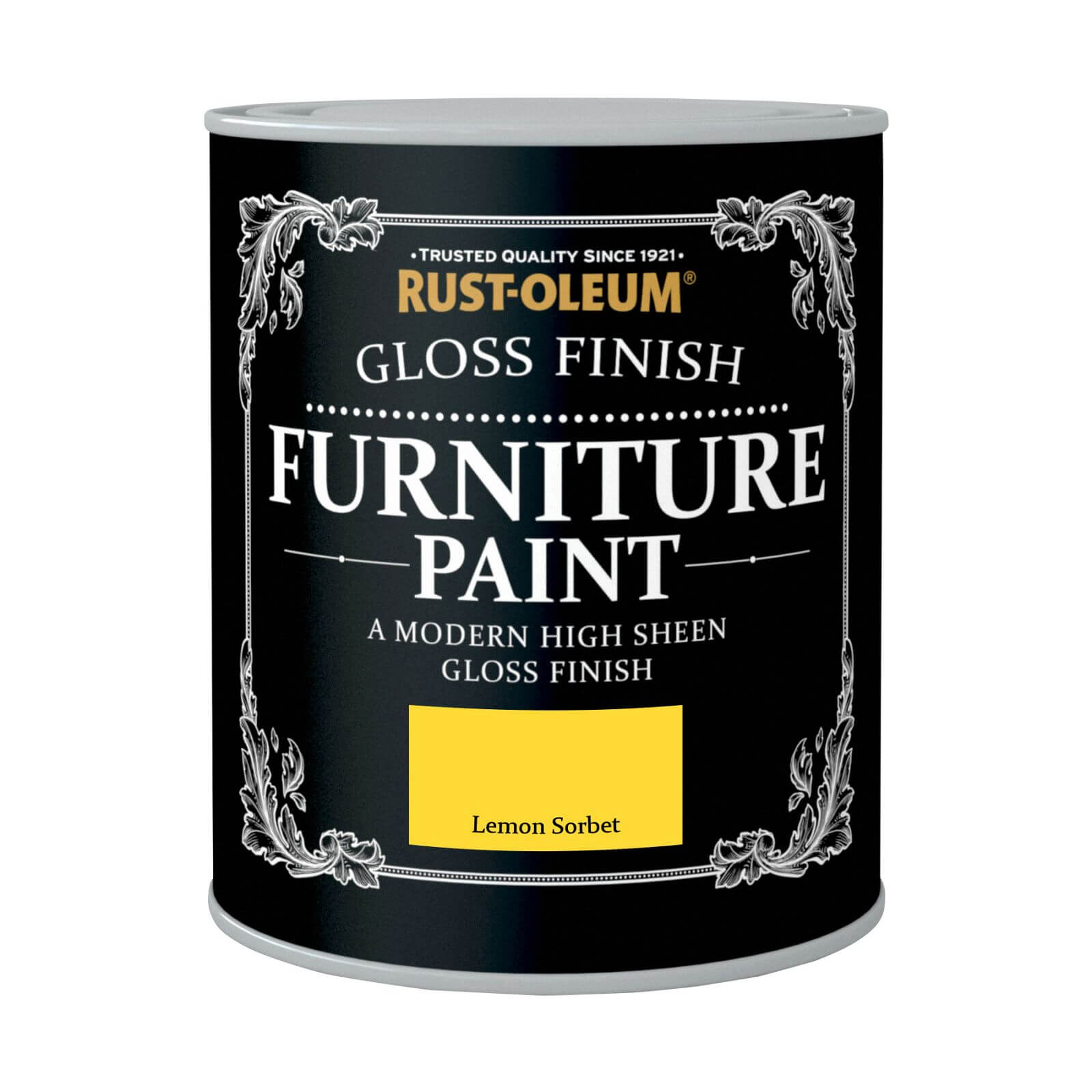 Rust-Oleum Gloss Furniture Paint - Lemon Sorbet - 125ml