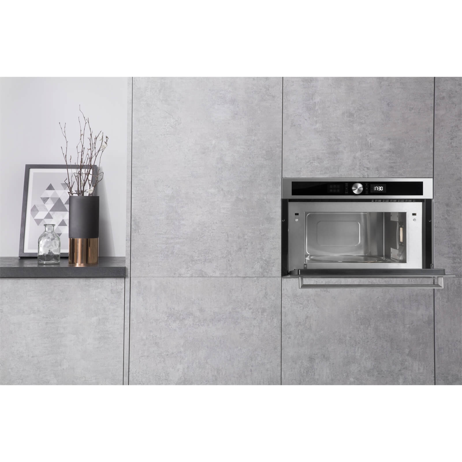 Hotpoint Class 5 MD 554 IX H Built-in Microwave - Stainless Steel