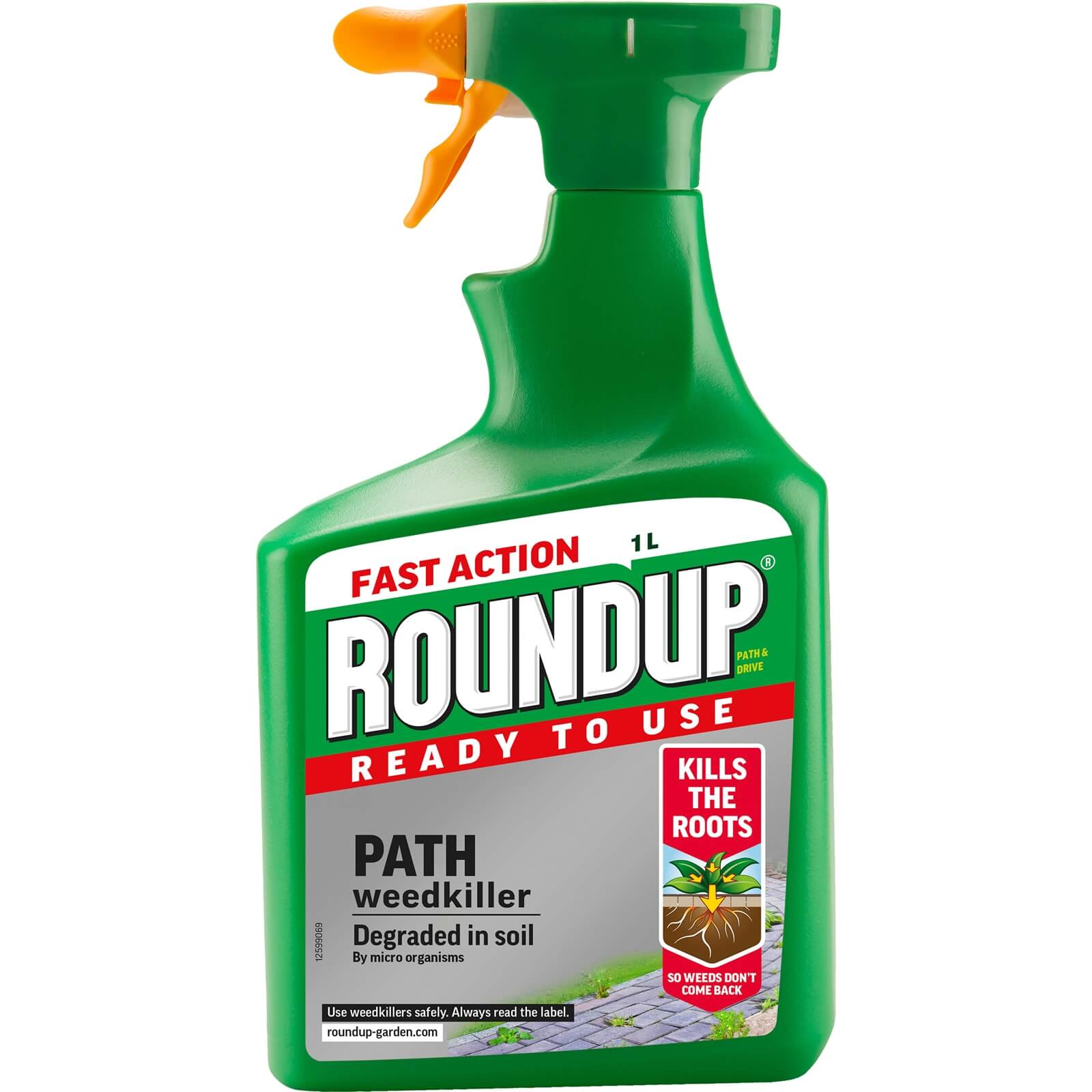 Roundup Path & Drive Ready To Use Weedkiller - 1L