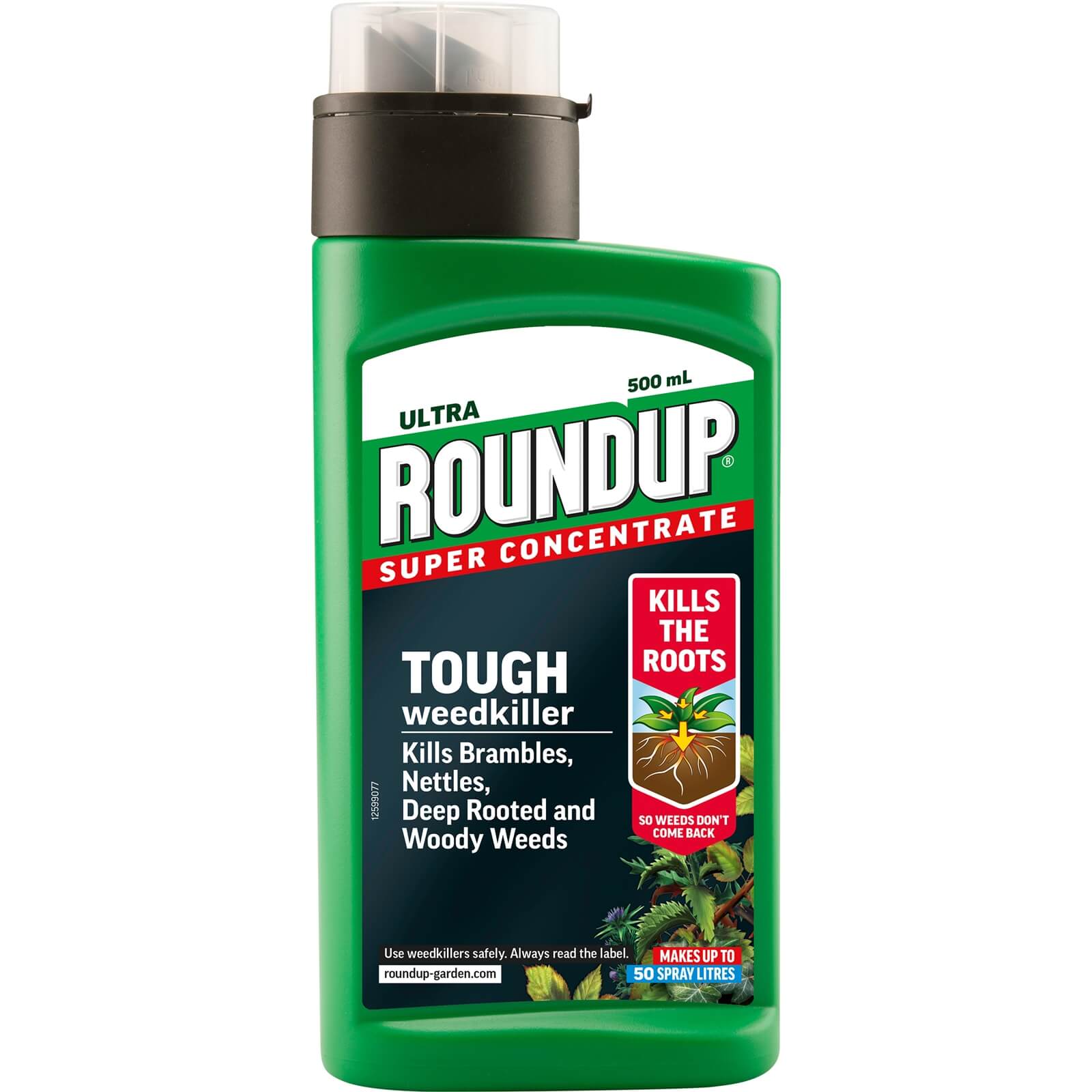 Roundup Tough Concentrate Weedkiller - 500ml