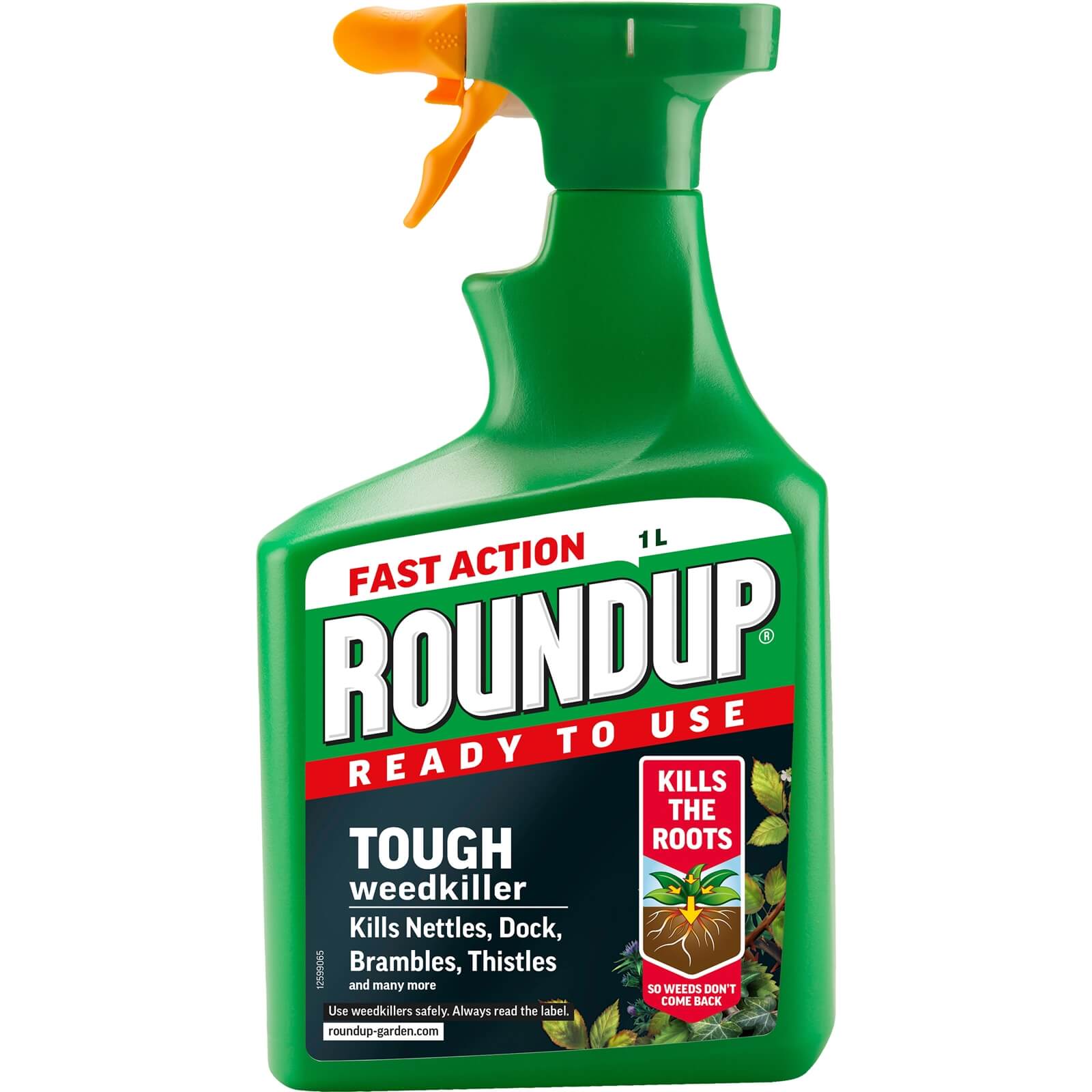 Roundup Tough Ready To Use Weedkiller - 1L
