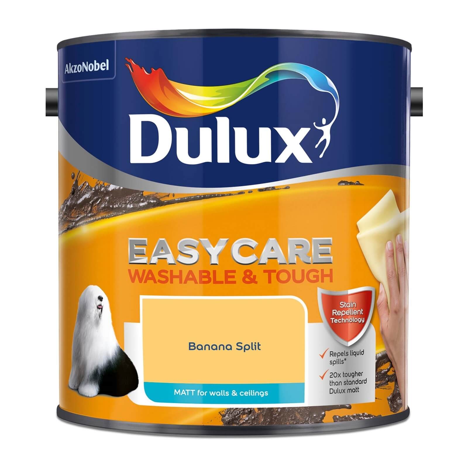 Dulux Easycare Washable & Tough Banana Split - Matt - 2.5L