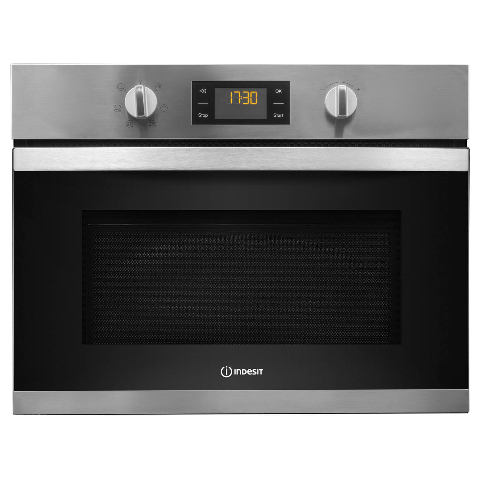 Indesit MWI 3443 IX UK Built-in Microwave - Stainless Steel