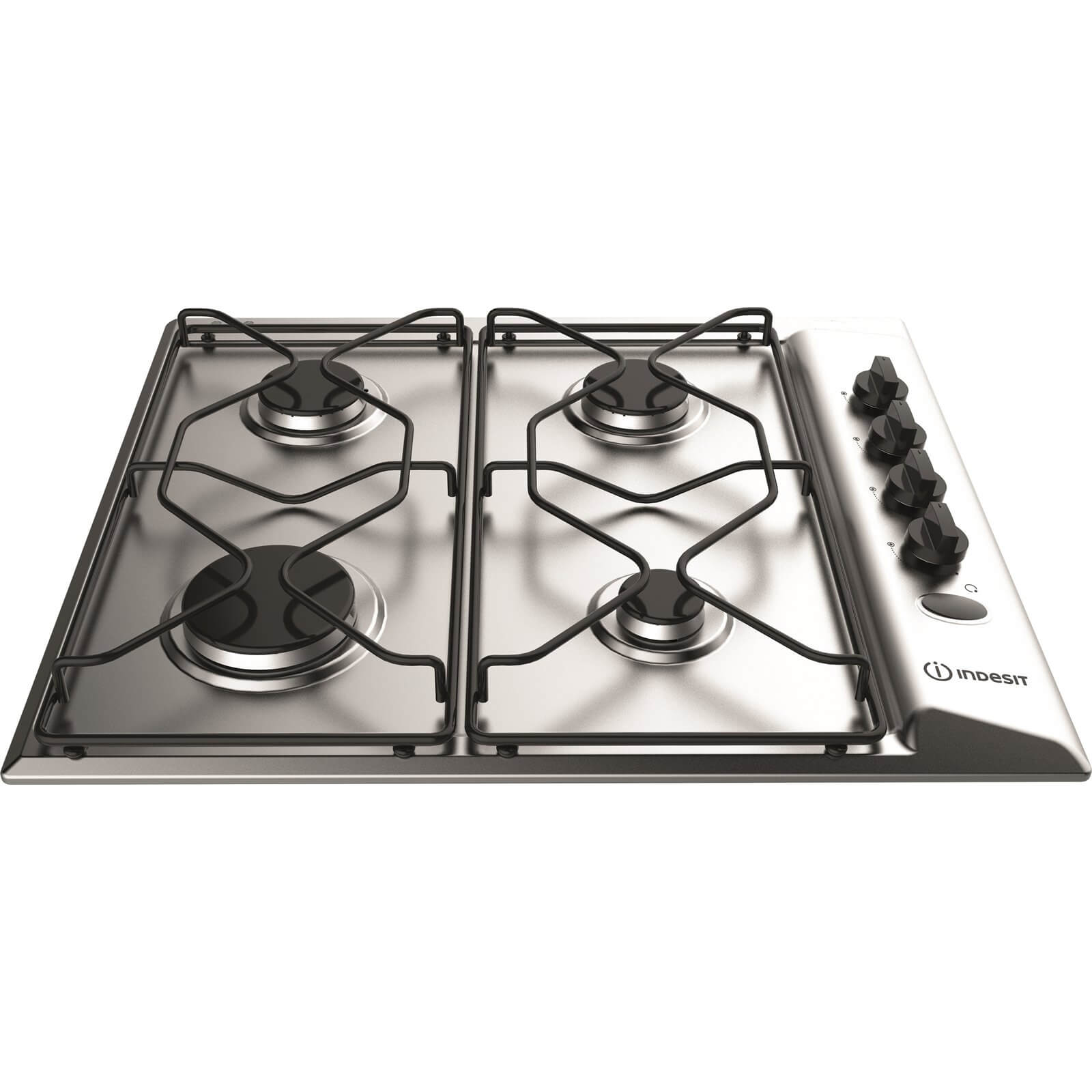 Indesit PAA 642 IX/I WE Gas Hob - Stainless Steel