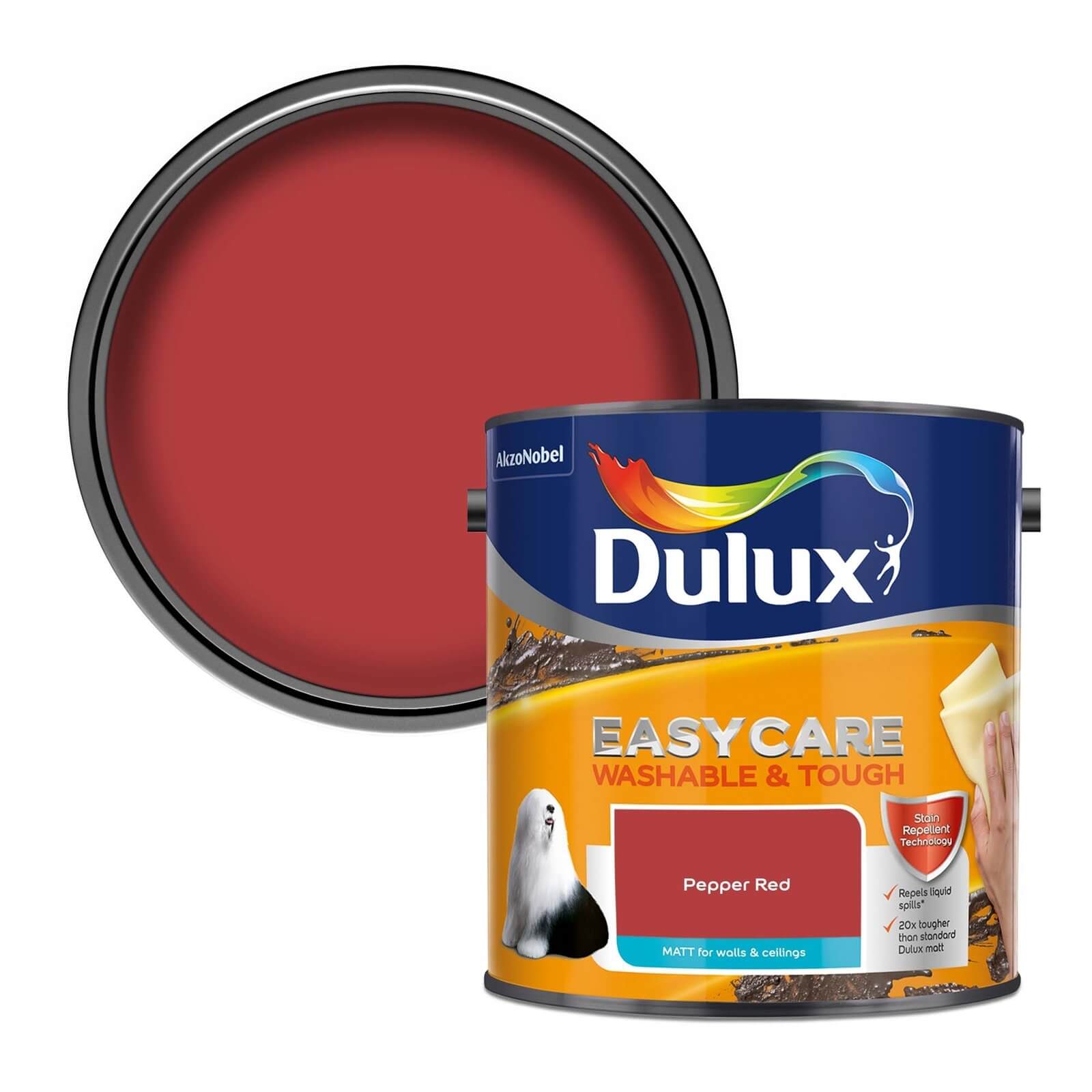 Dulux Easycare Washable & Tough Pepper Red - Matt - 2.5L
