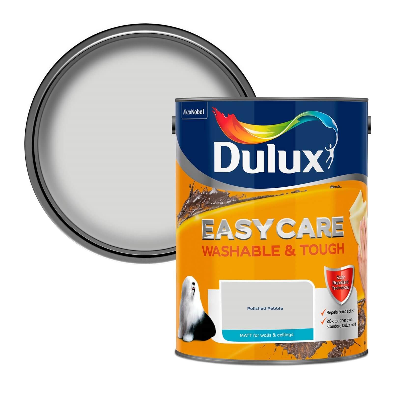 Dulux Easycare Washable & Tough Matt Paint Polished Pebble - 5L