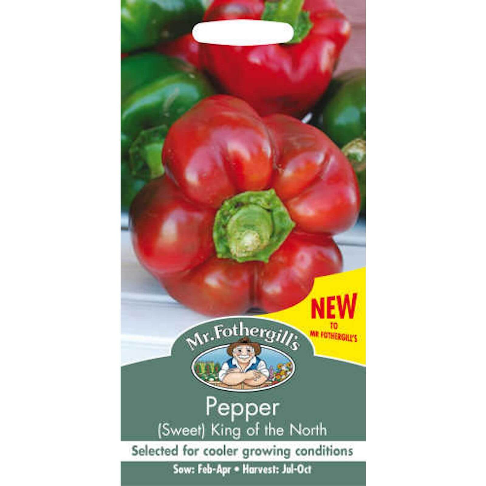 Mr. Fothergill's Pepper (Sweet) King Of The North Seeds