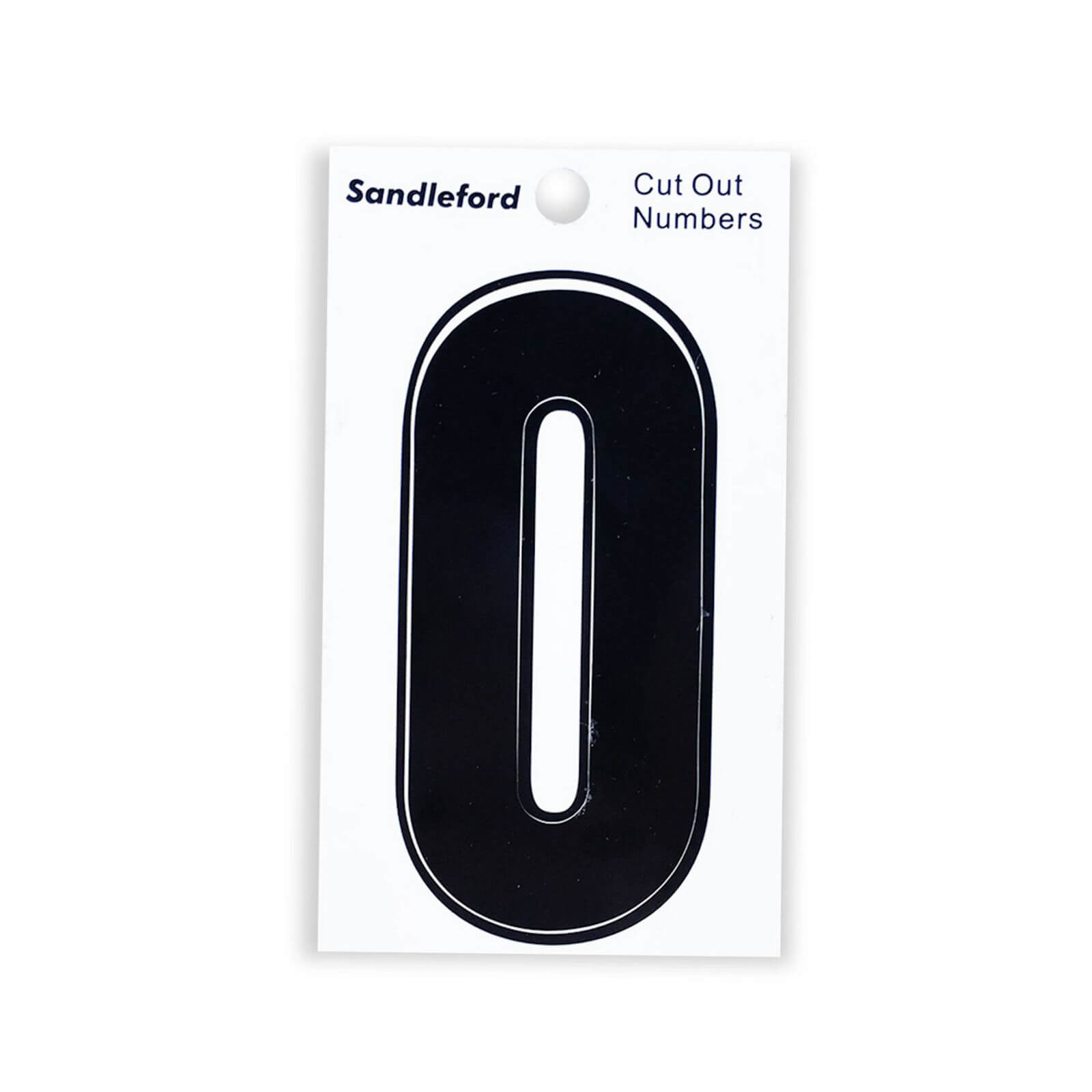 Cut Out Self Adhesive House Number - 105mm - 0