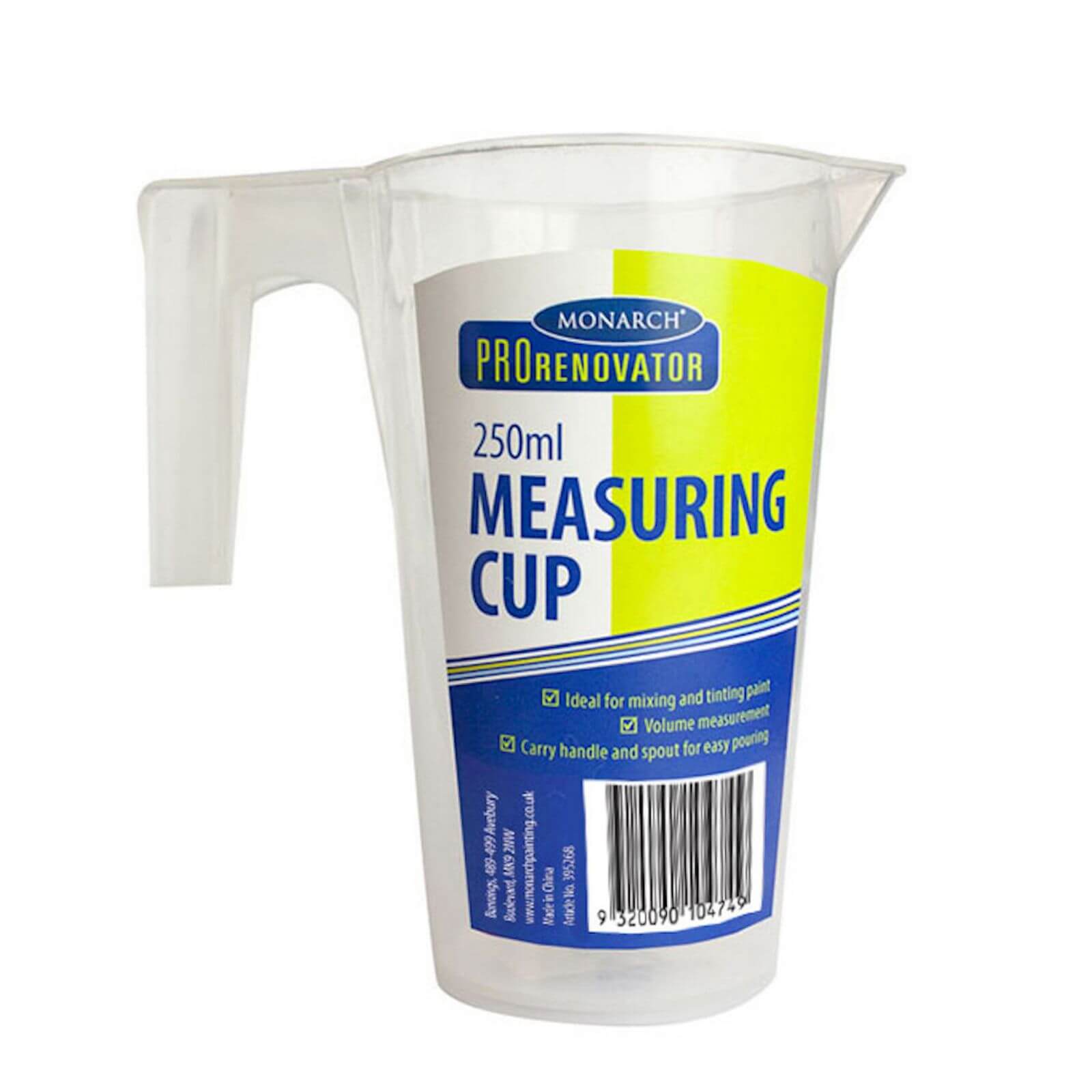 Monarch Pro Renovator Measuring Cup 250ml