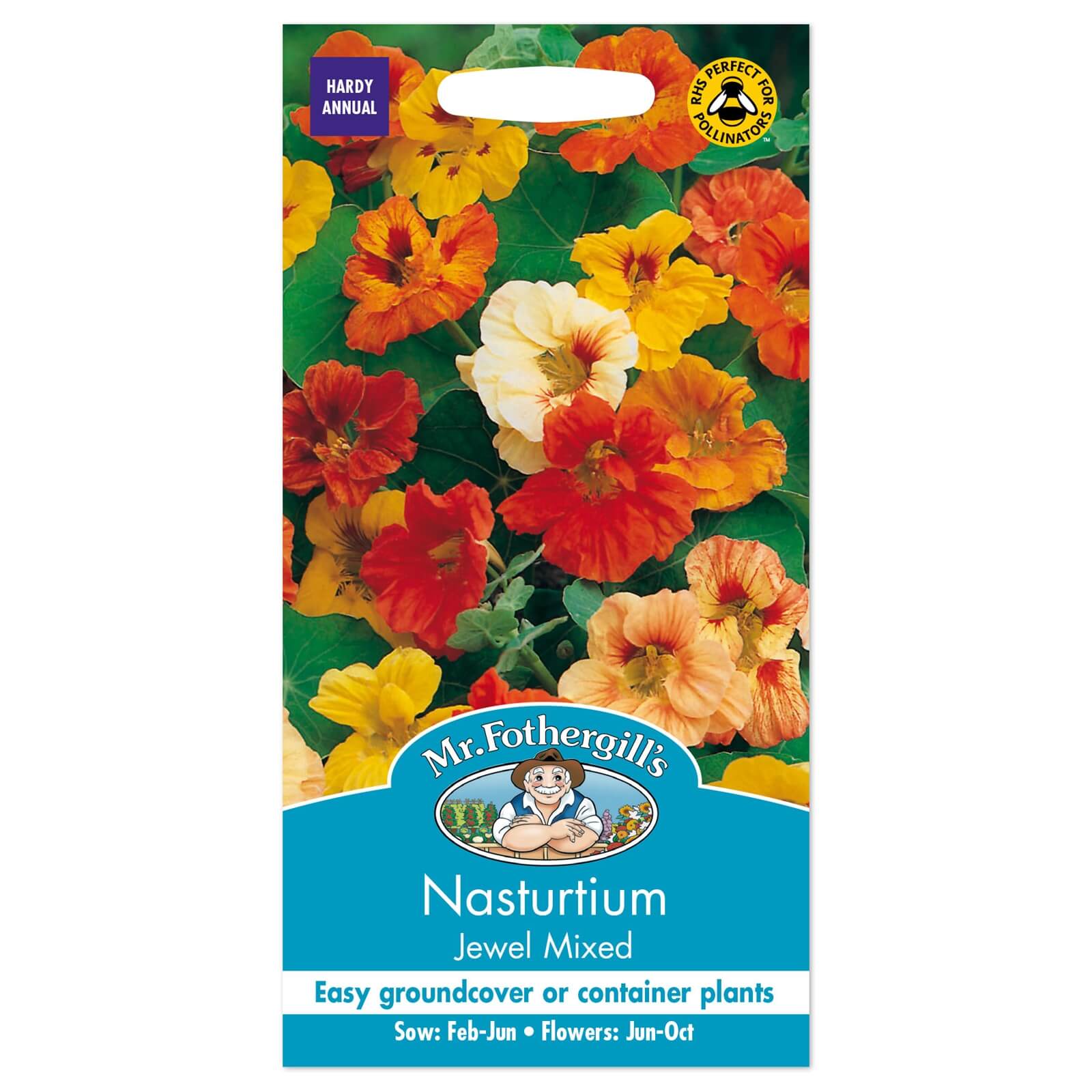 Mr. Fothergill's Nasturtium Jewel Mixed Seeds