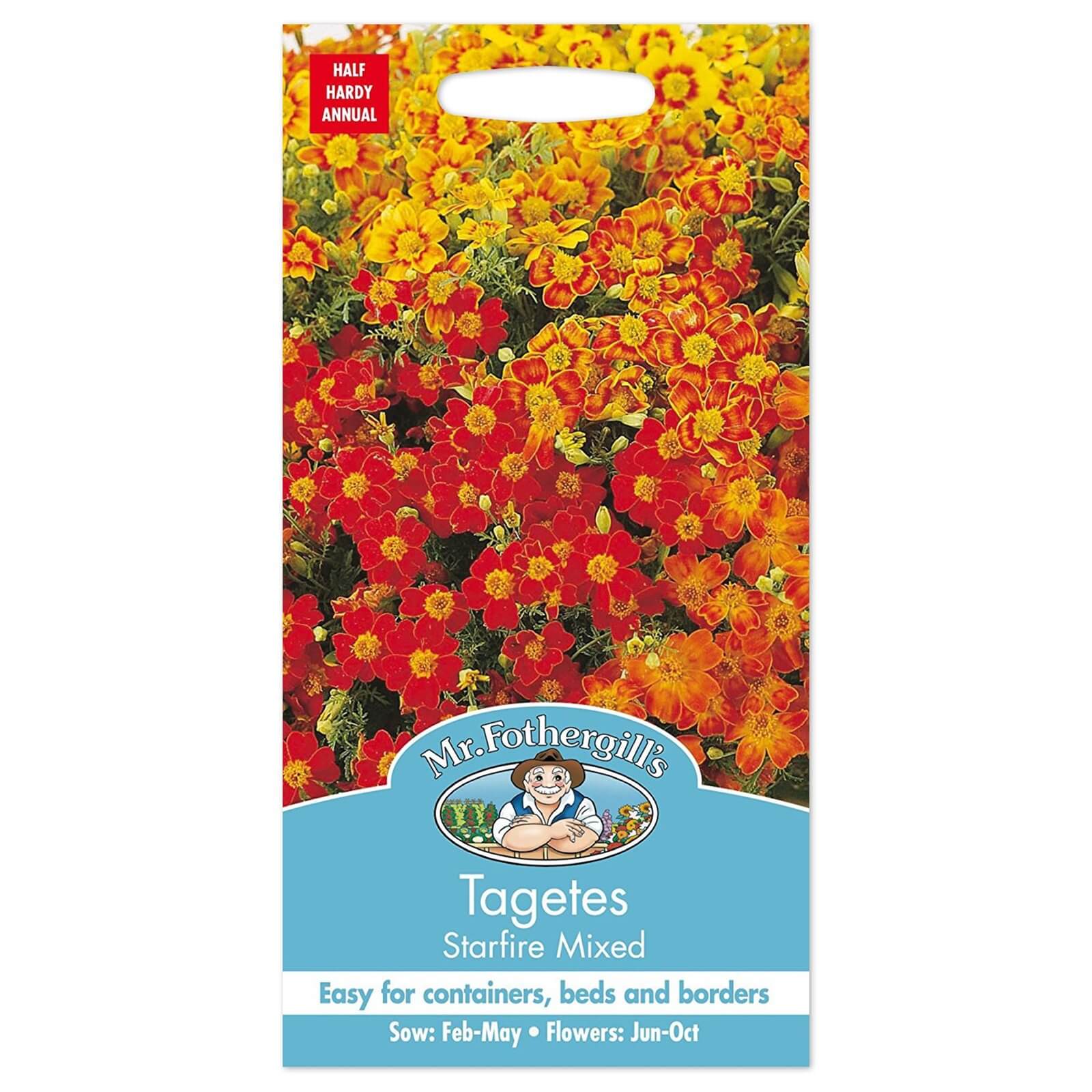 Mr. Fothergill's Tagetes Starfire Mixed Seeds