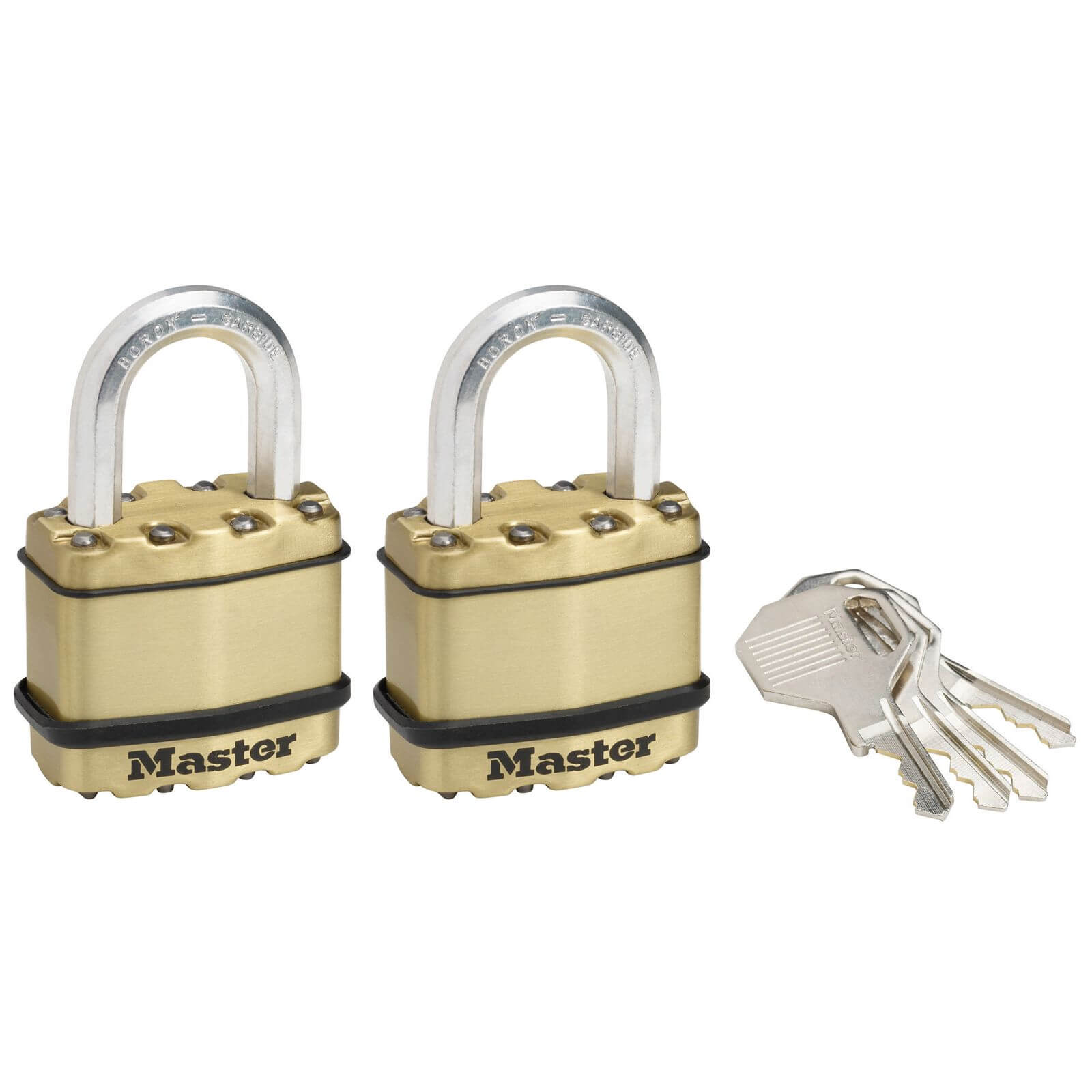 Master Lock Excell Padlock - 45mm - Pack of 2