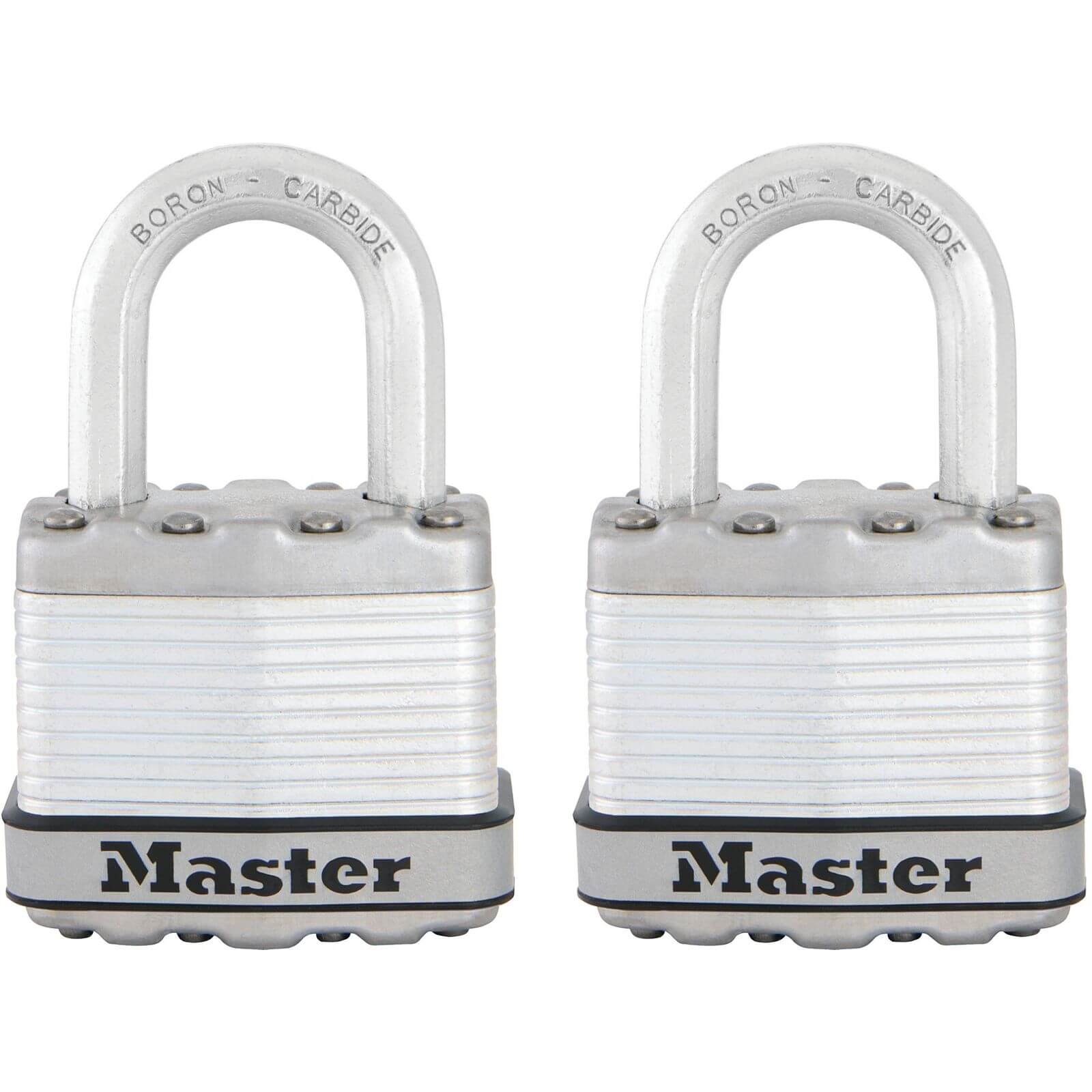 Master Lock Excell Laminated Padlocks - 45mm - Pack of 2