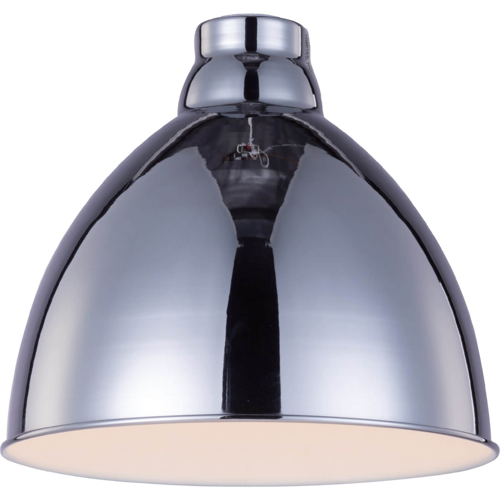 Orla Industrial Metal Easy Fit Light Shade - Chrome