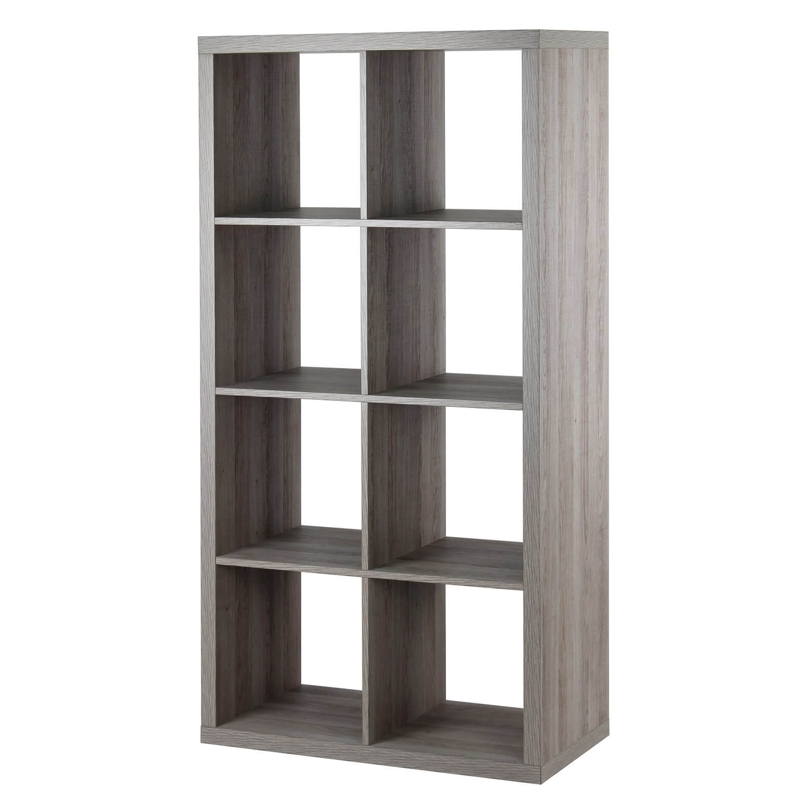 Clever Cube 2x4 Storage Unit Grey Oak Homebase