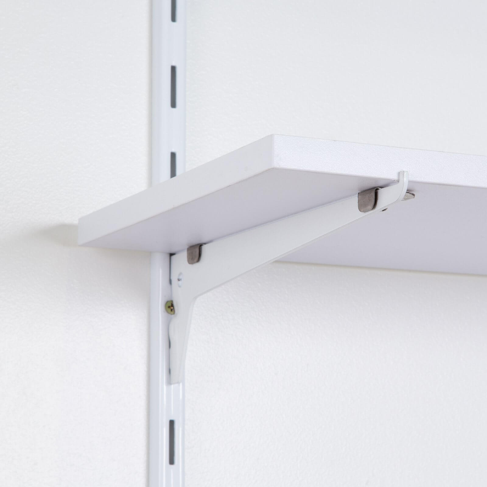 Single Slot Upright Wall Strip - White - 100cm