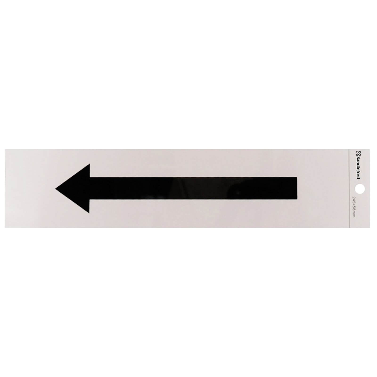 Self Adhesive Arrow Symbol Sign - 245 x 58mm