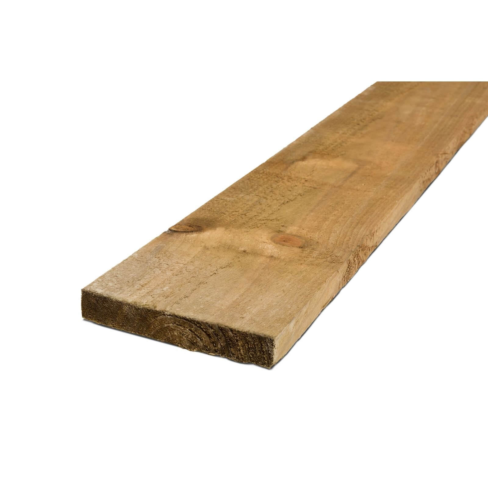Metsa Gravel Board Green Wood Fence Board 2.4m (22 x 150 x 2400mm