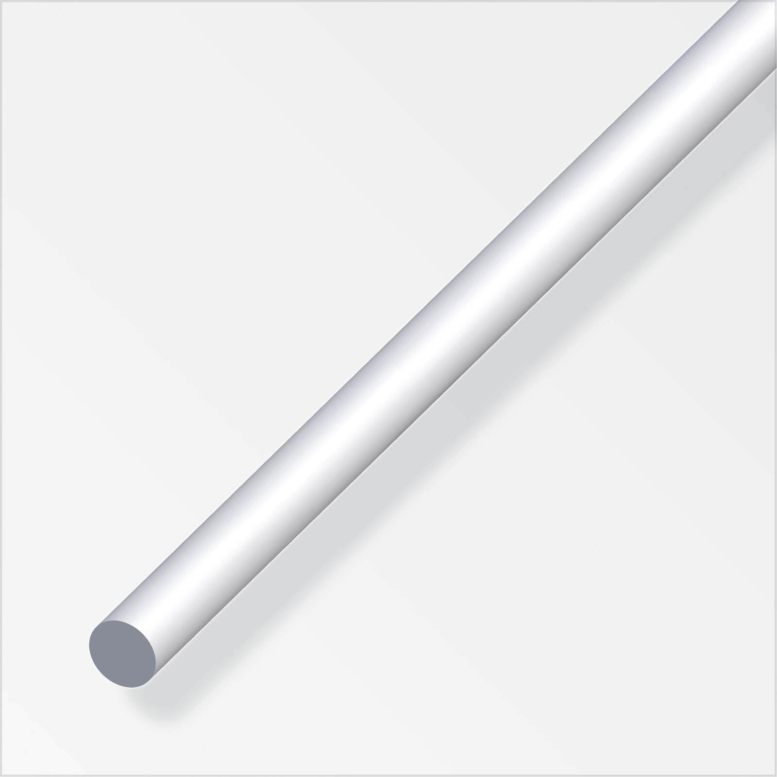 Anodised Aluminium Round Rod Profile - 1m x 4mm