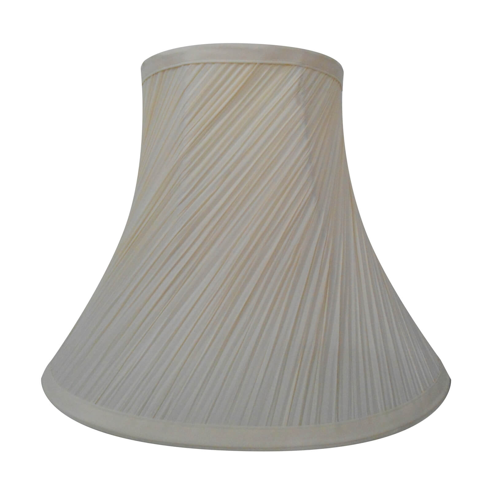 Swirl Pleat Lamp Shade - Cream - 30cm