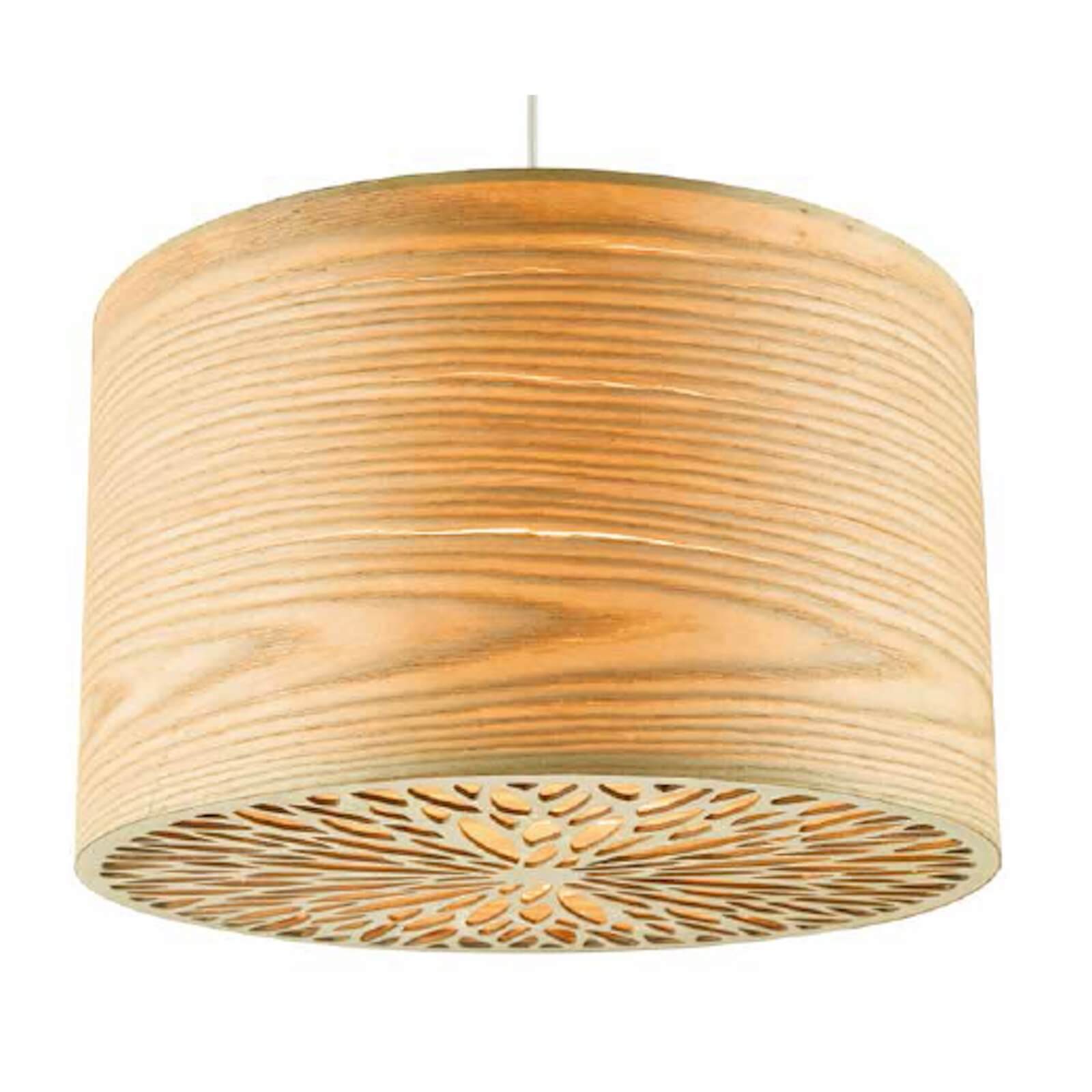 Fossil Wooden Easy Fit Lamp Shade