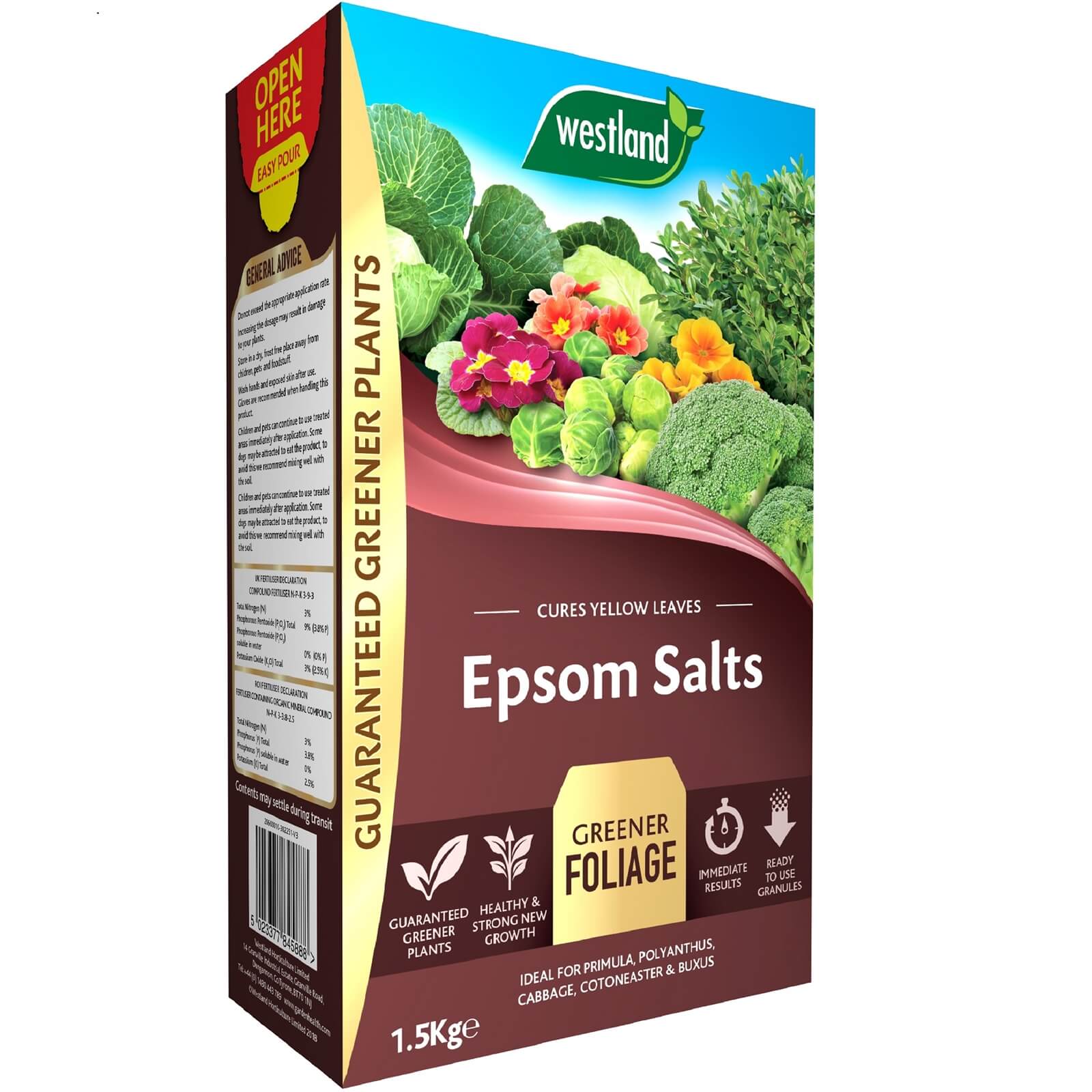 Westland Epsom Salts - 1.5kg