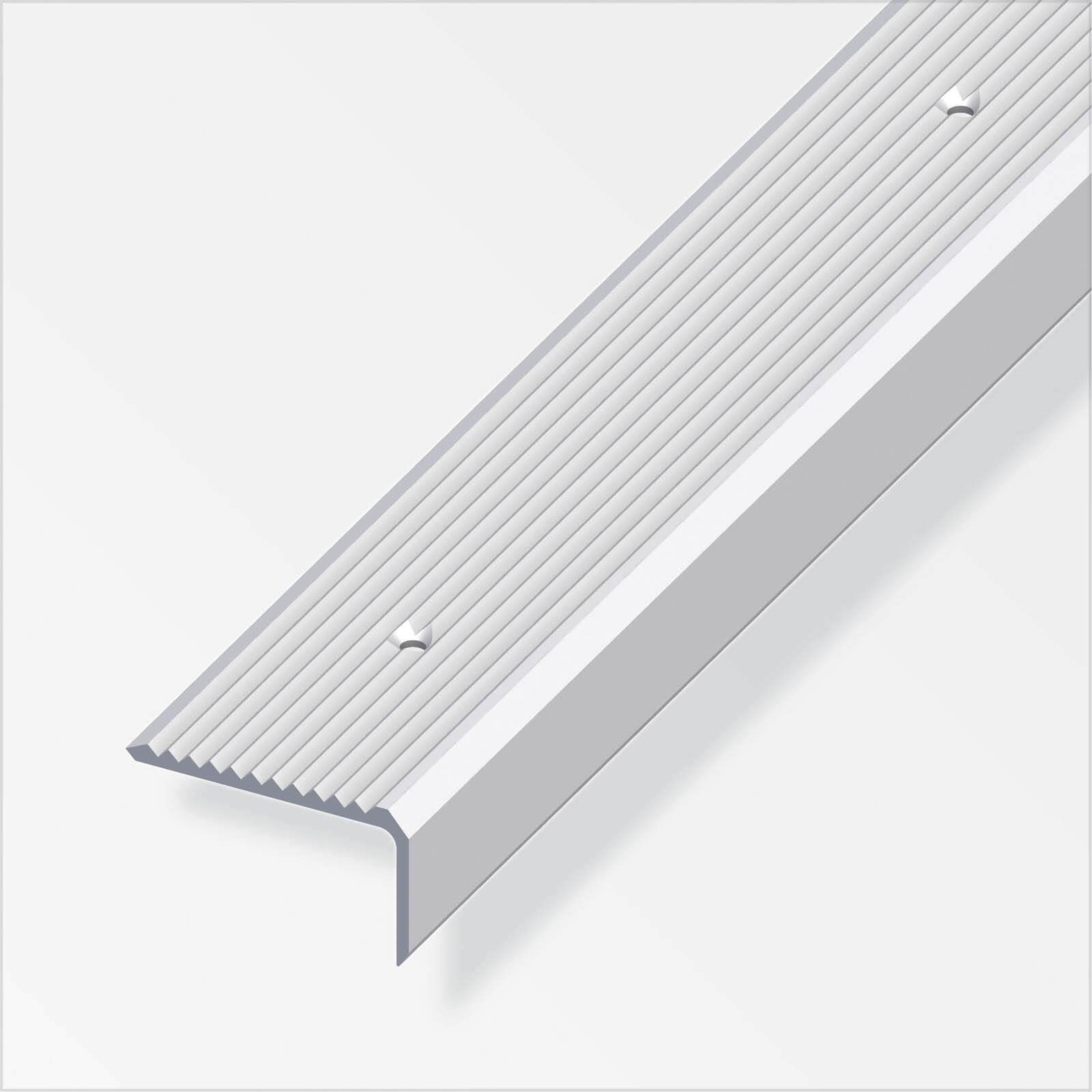 Rothley Step Edging Profile - Aluminium - 41 x 23 x 2000mm