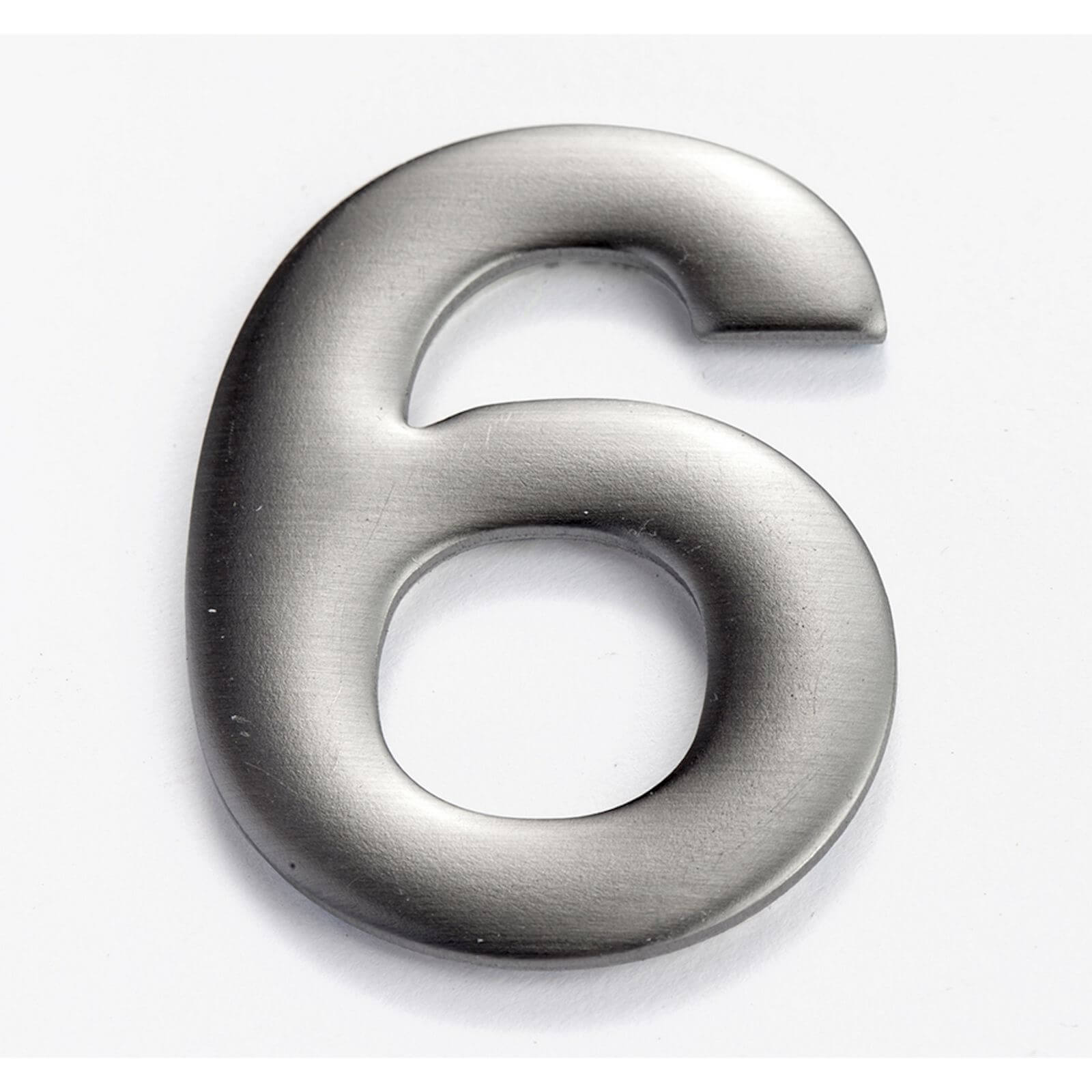Mode Self Adhesive House Number - 50mm - 6