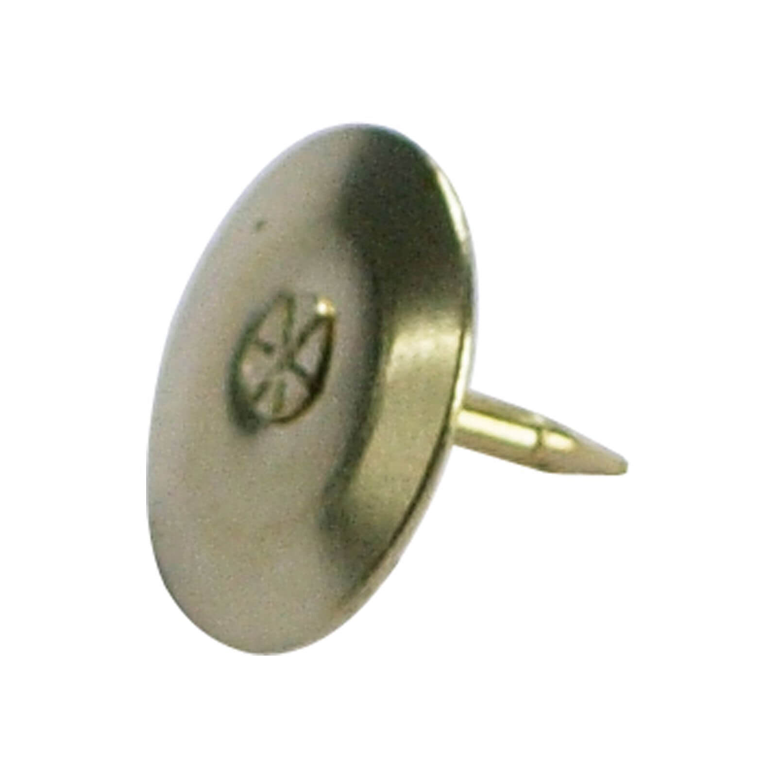 Brass Plated Drawing Pins - 100 Pack