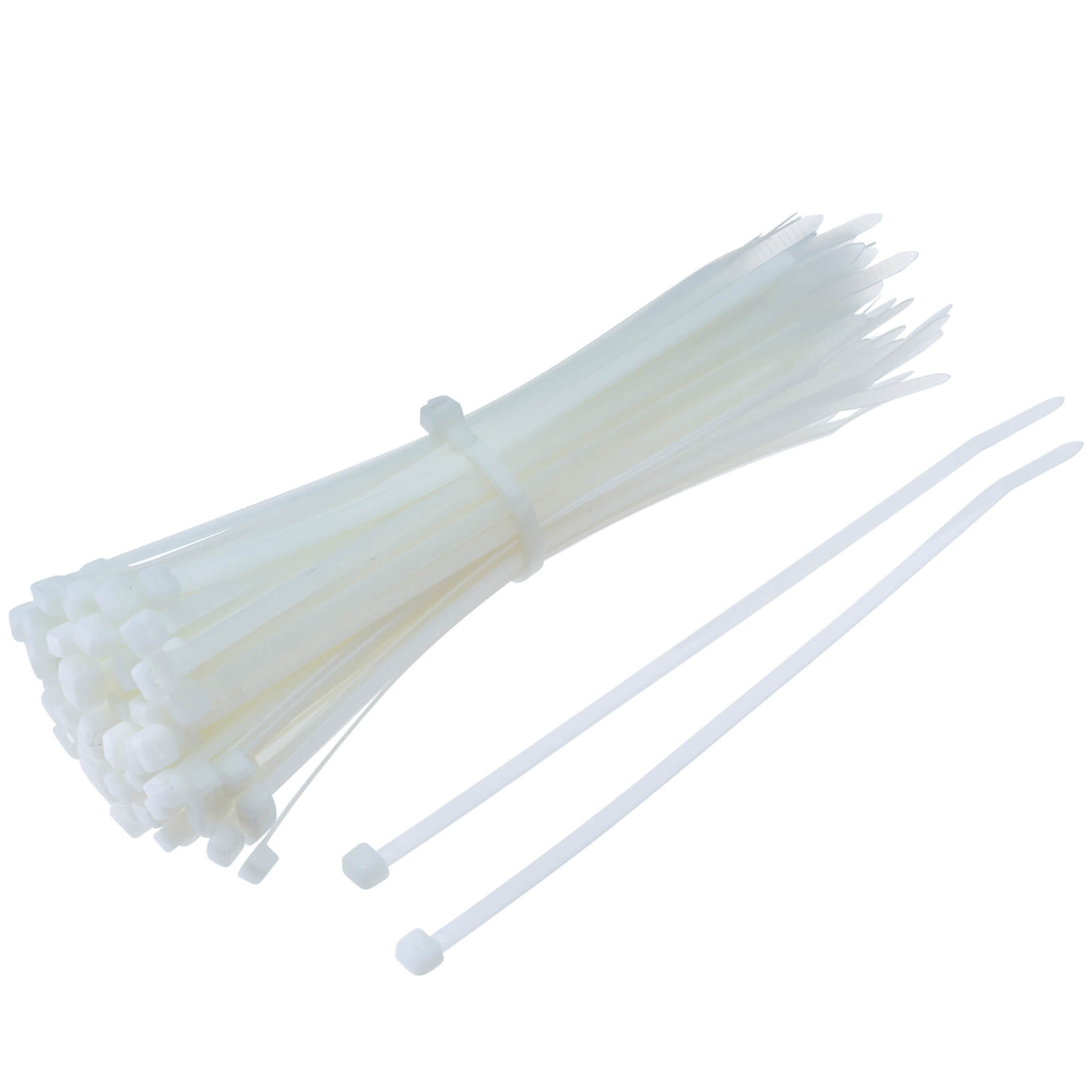 Masterplug Cable Ties 200 x 2.5mm Neutral 100 Pack