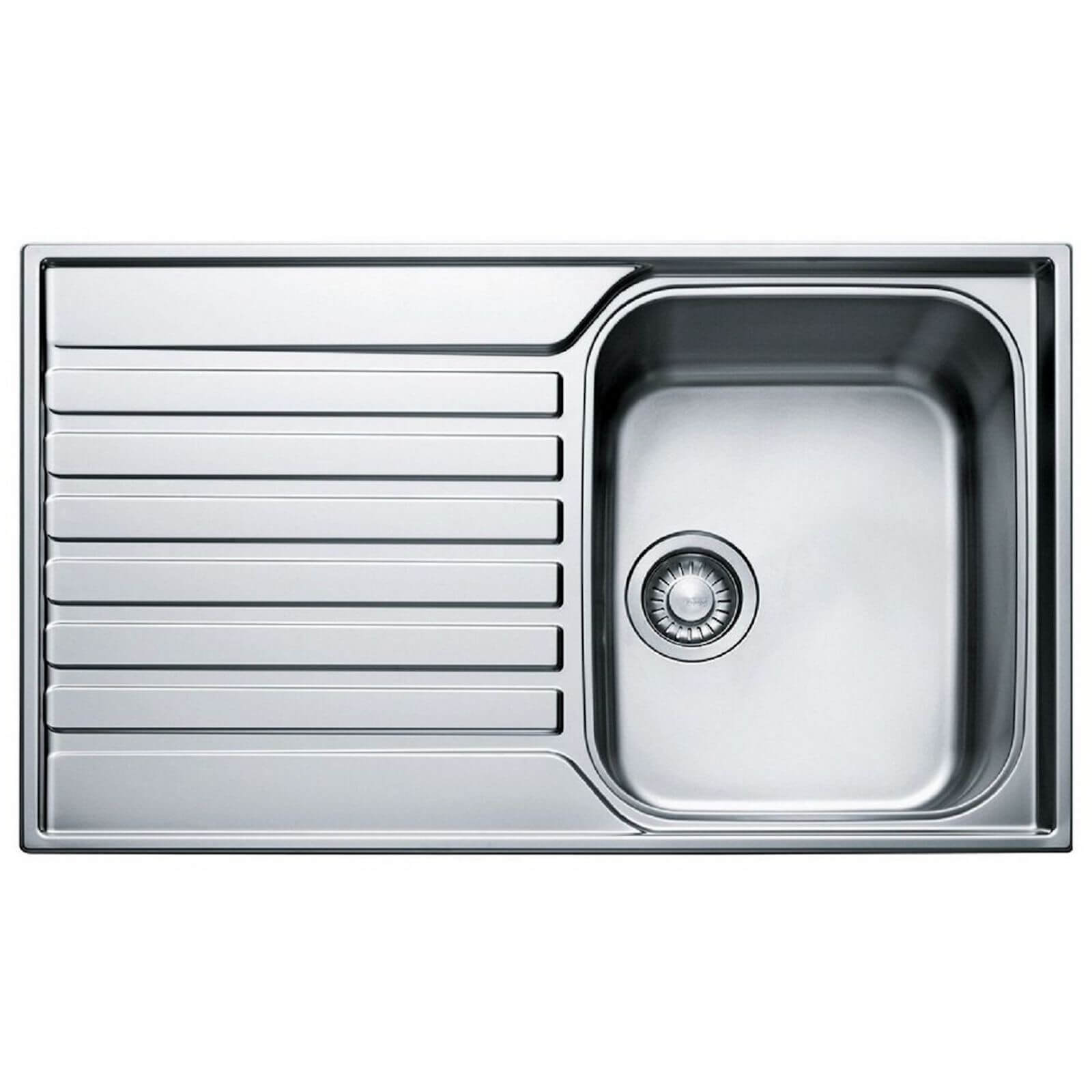 Franke Ascona Silver Reversible Kitchen Sink - 1 Bowl