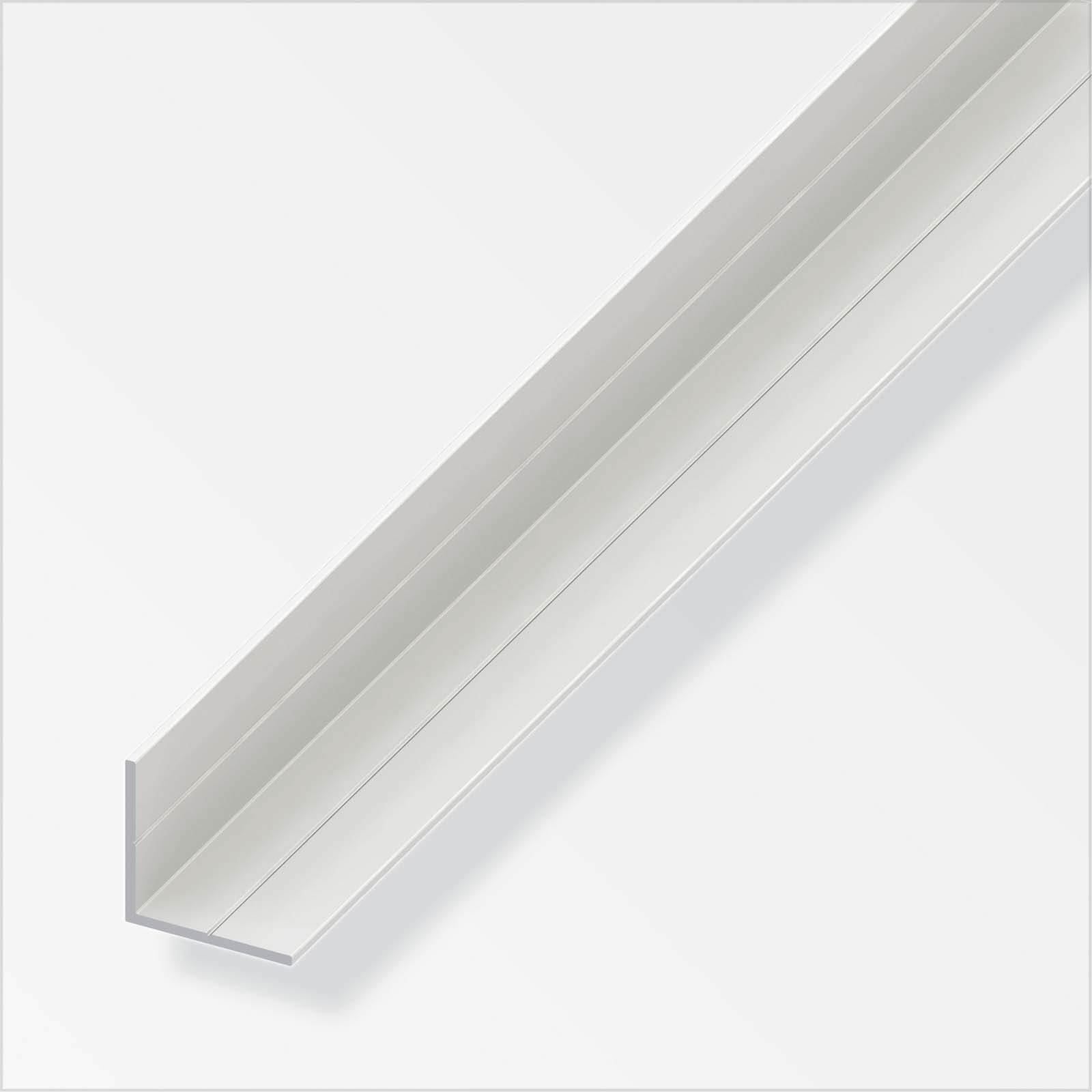 Rothley Equal Angle - White PVC - 19.5 x 2500mm