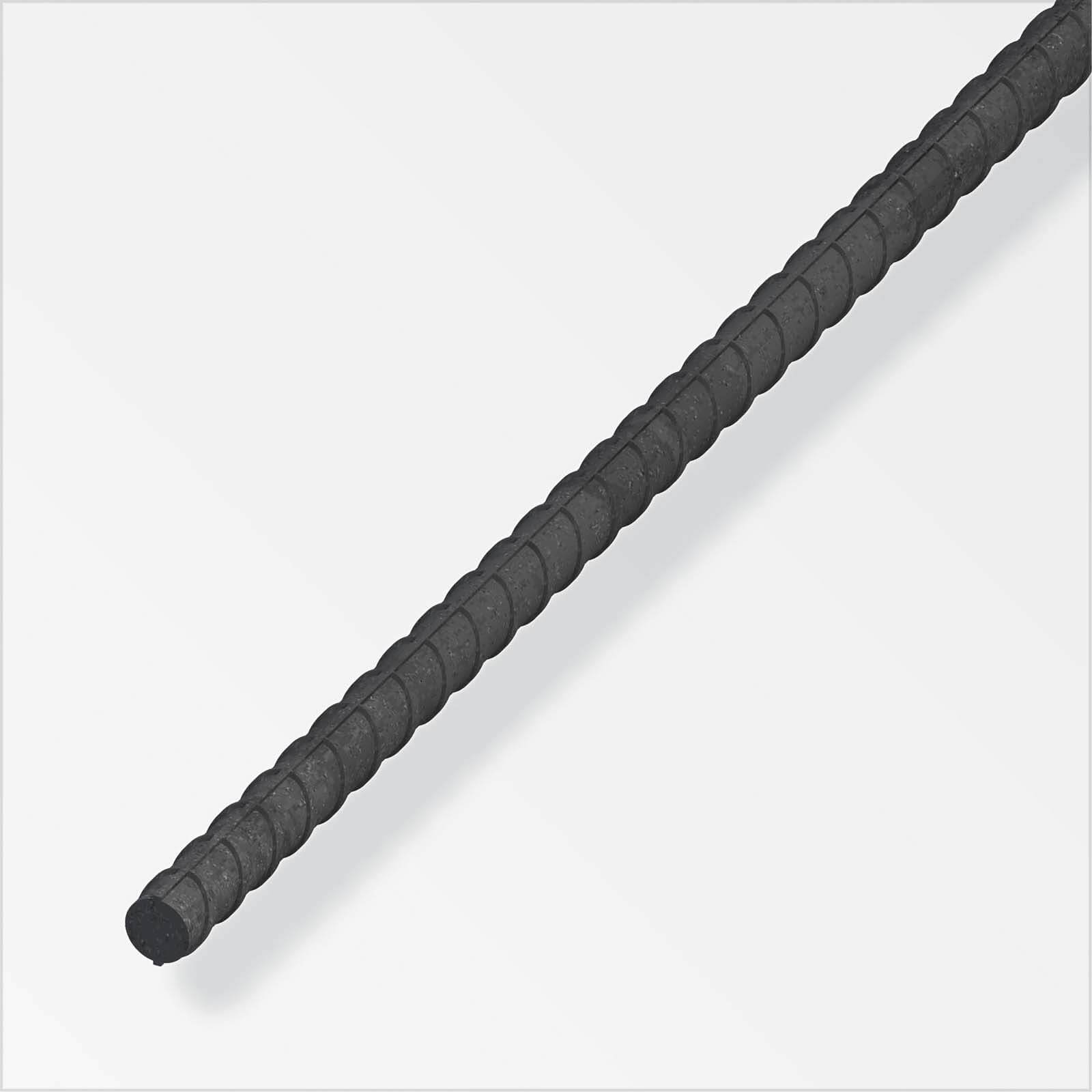 Ribbed Steel Rod Profile - 1m x 8mm