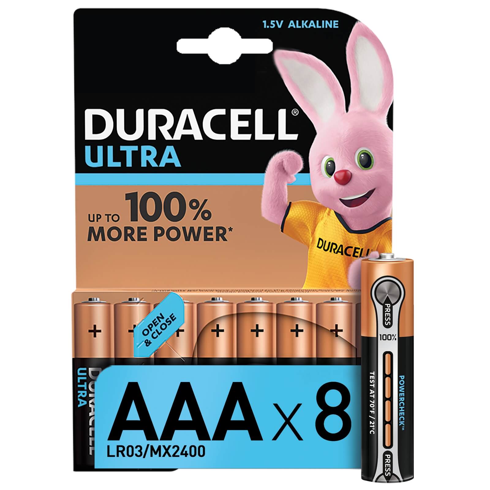Duracell Ultra AAA Batteries - 8 Pack