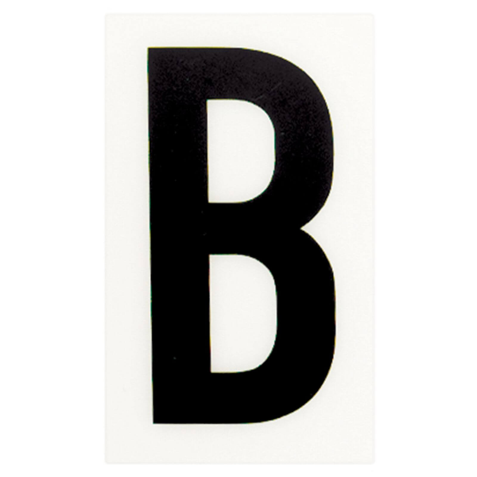 Breeze White Self Adhesive Letter - 60mm - B