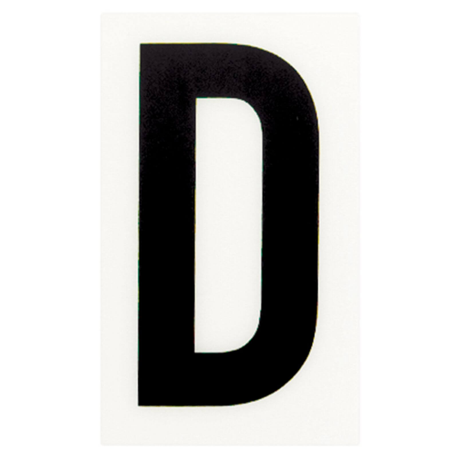 Breeze White Self Adhesive Letter - 60mm - D